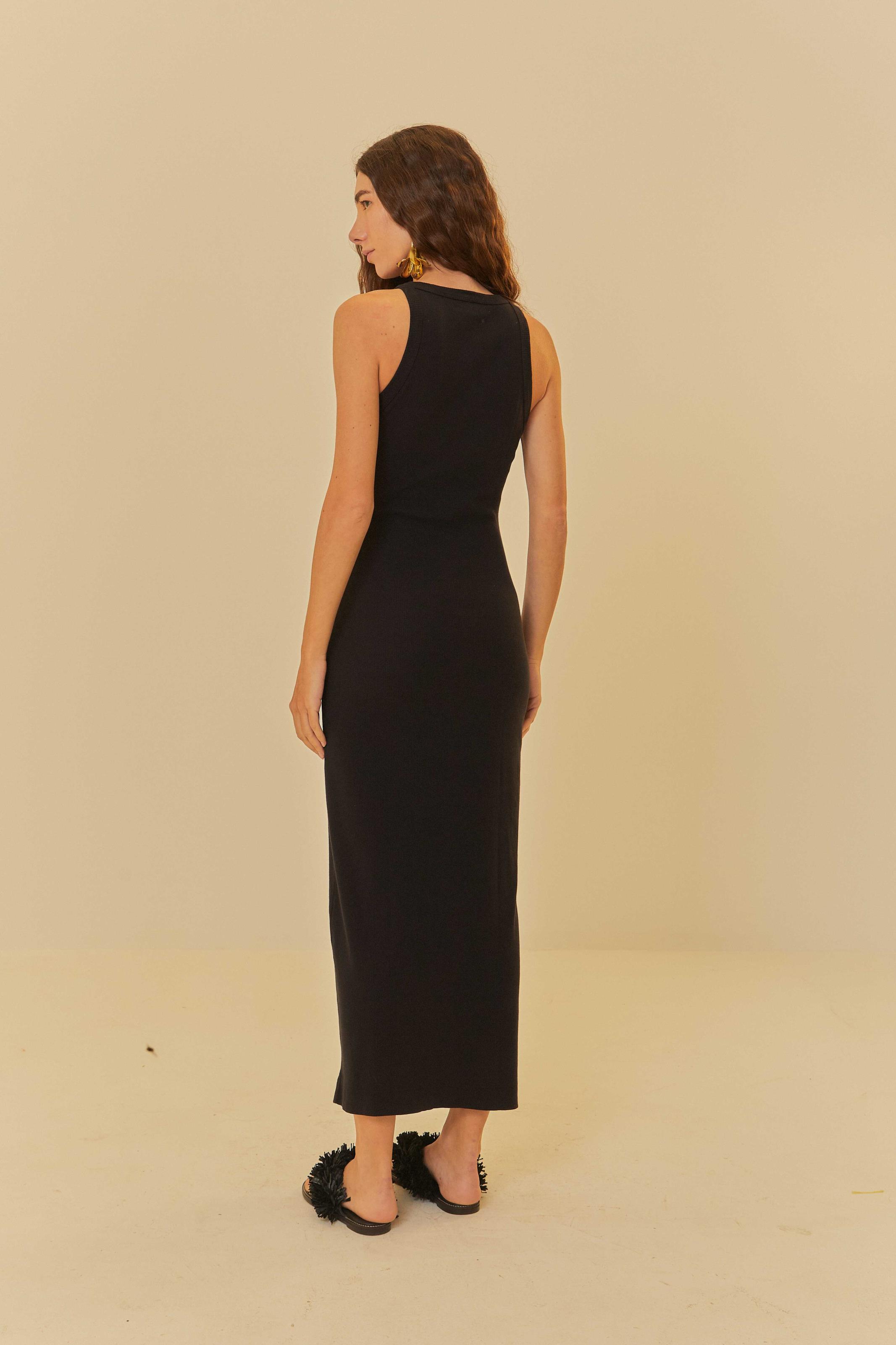 Vestido Básico Rib