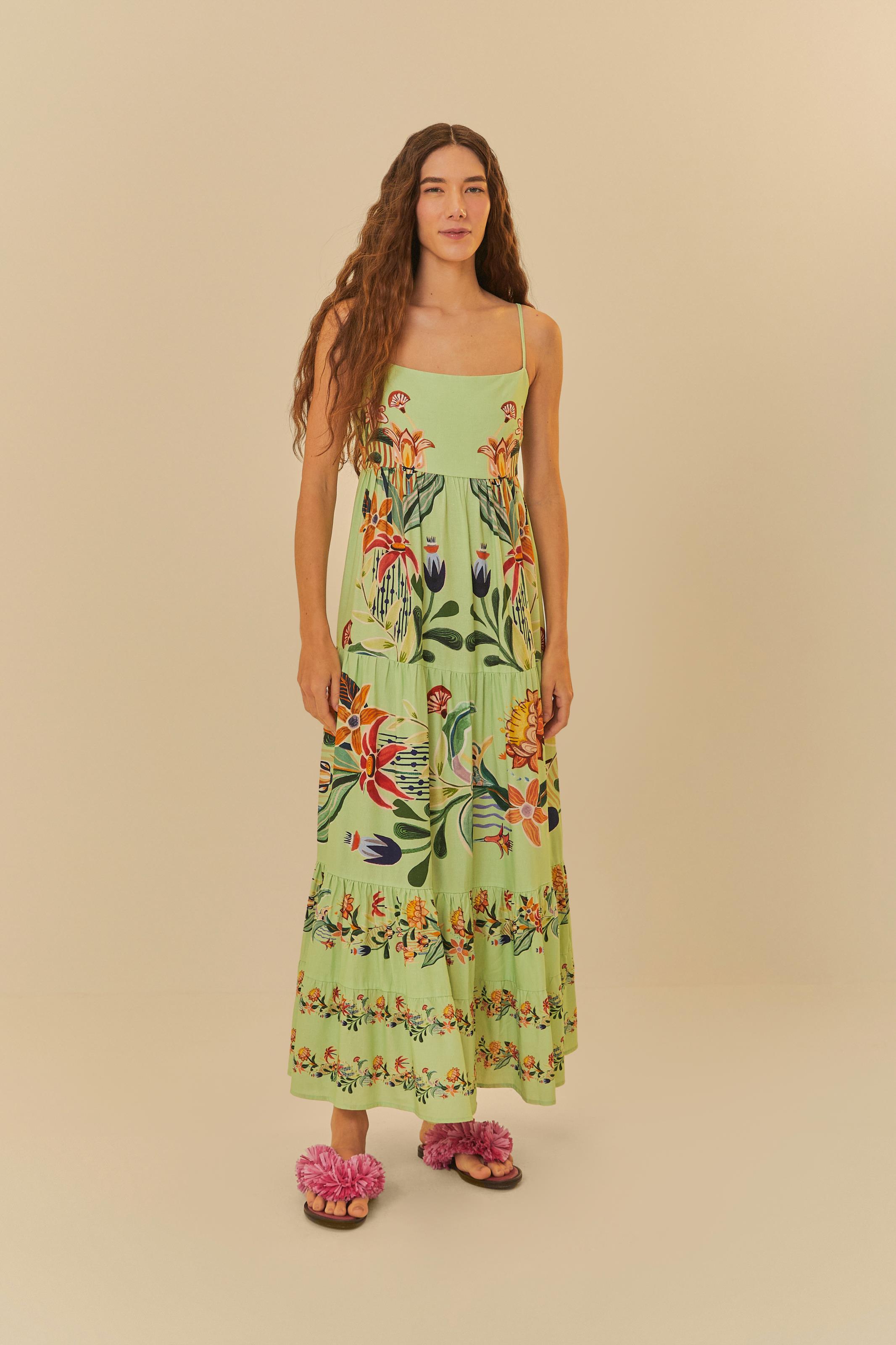 Vestido Marias Estampado Jade