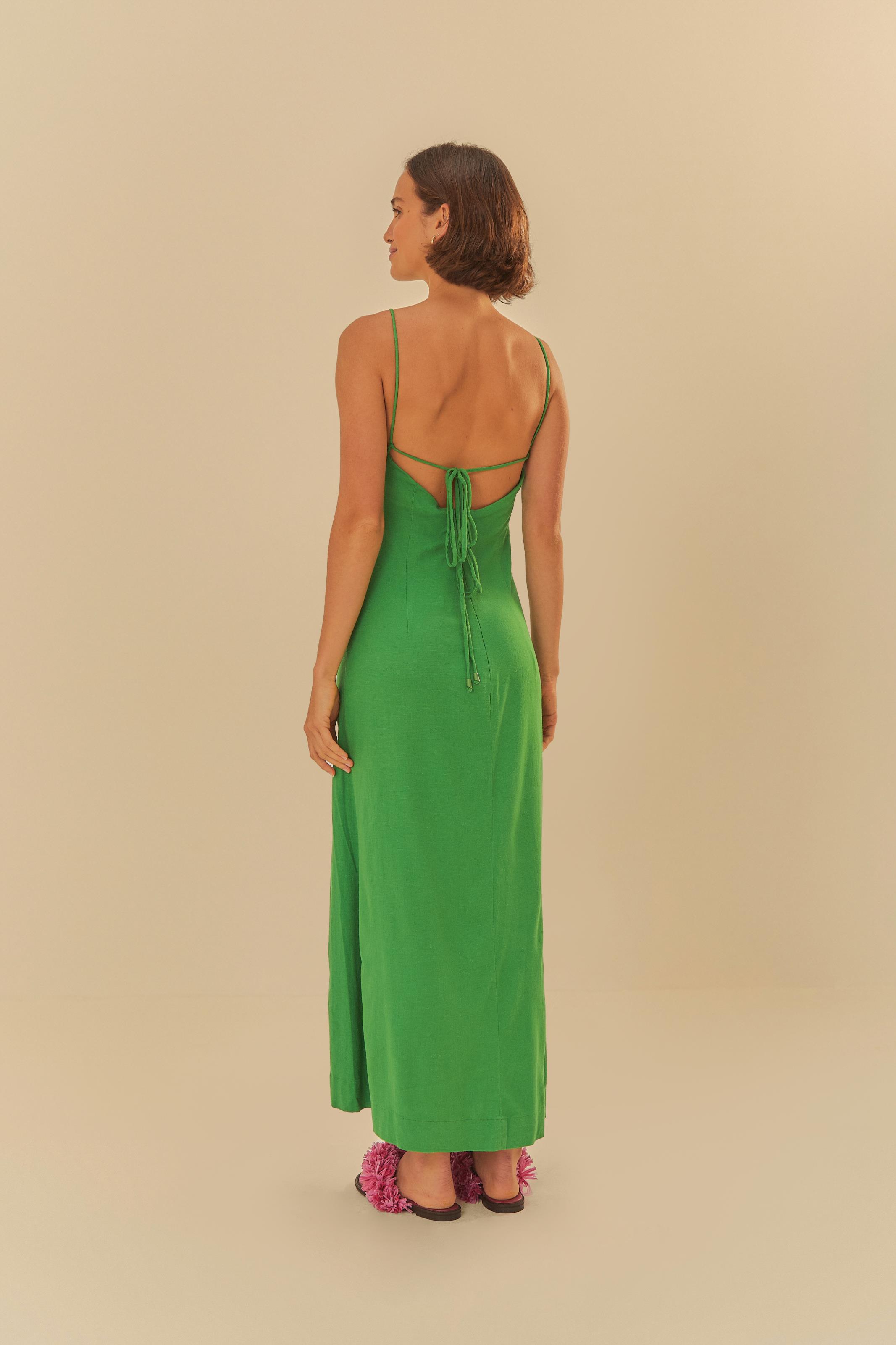 Vestido Reto Alcinhas