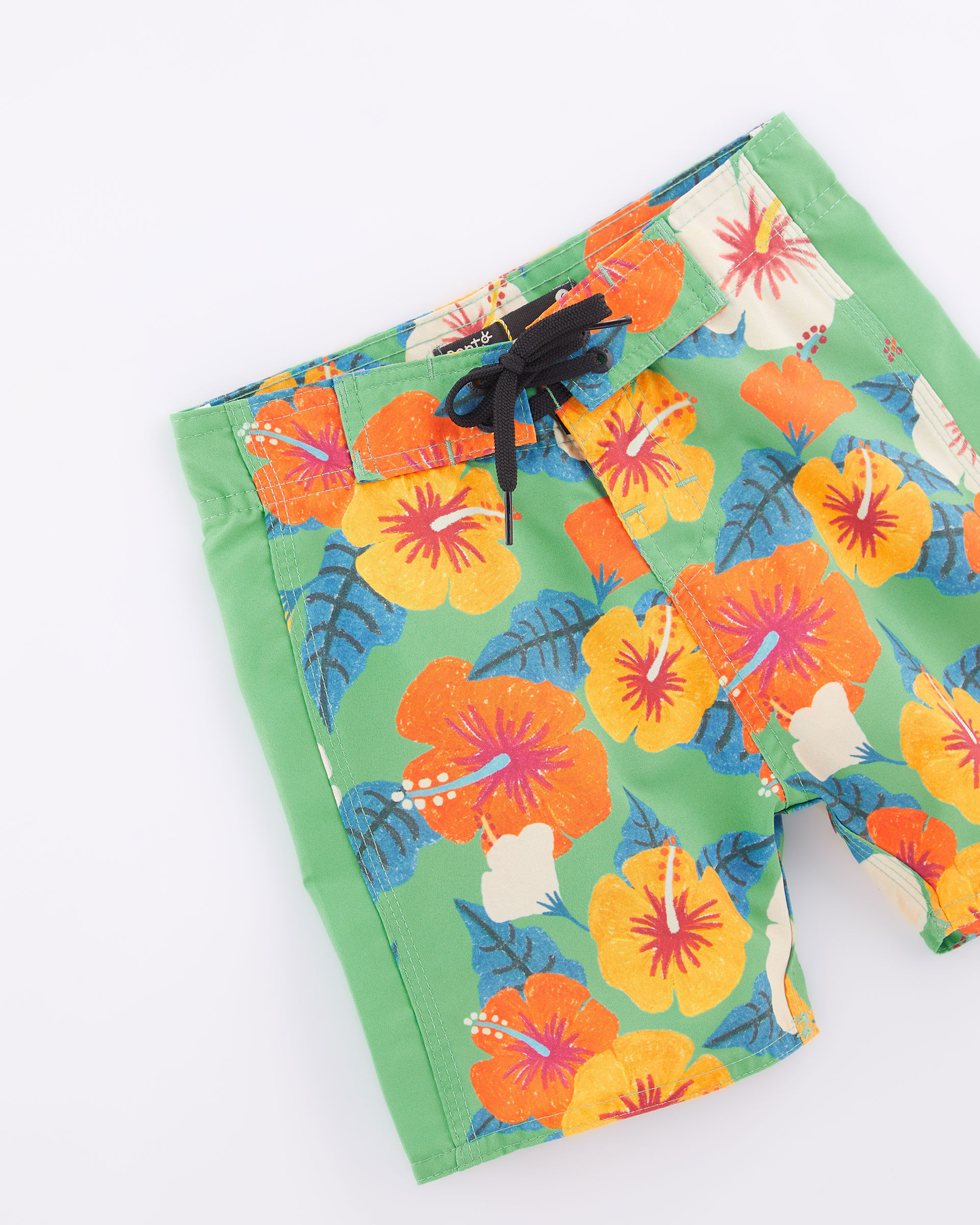 Est Chita Tropical Fundo Verde Mangue} - 2