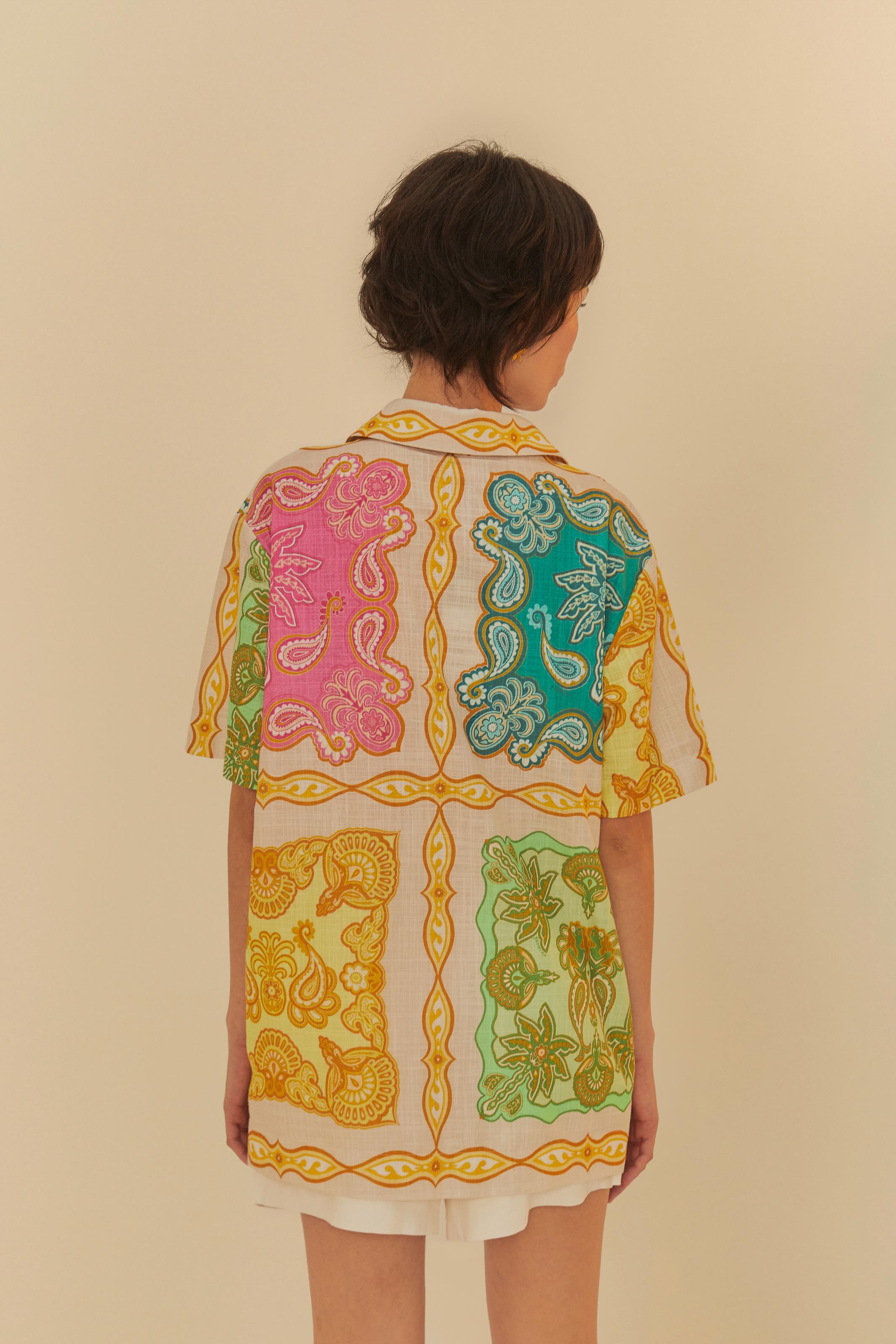 Camisa Uni Estampada Doce Manhã
