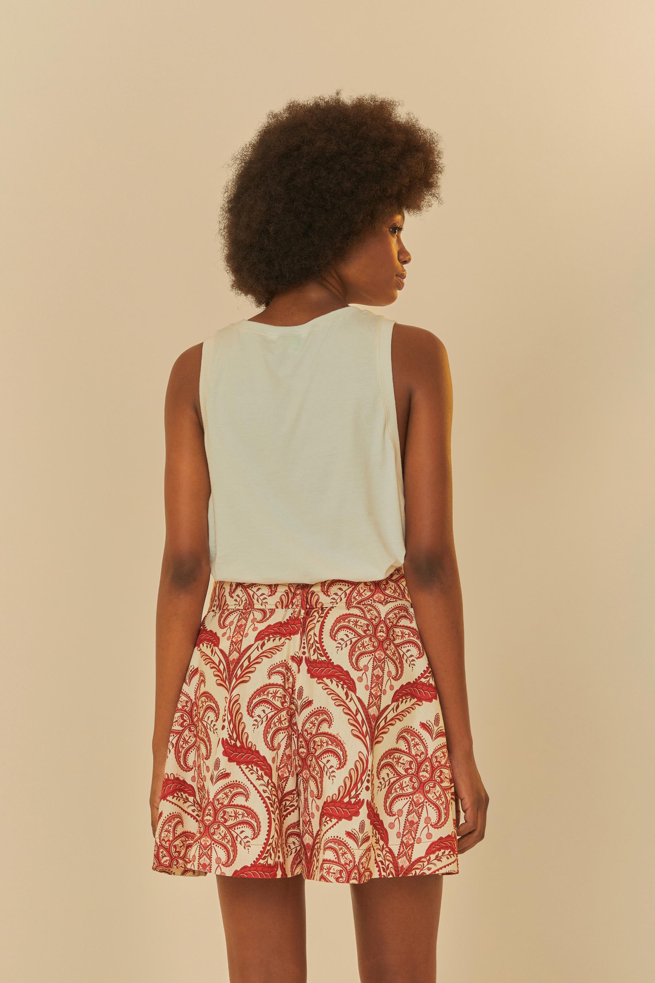 Short Estampado Camafeu Tropical