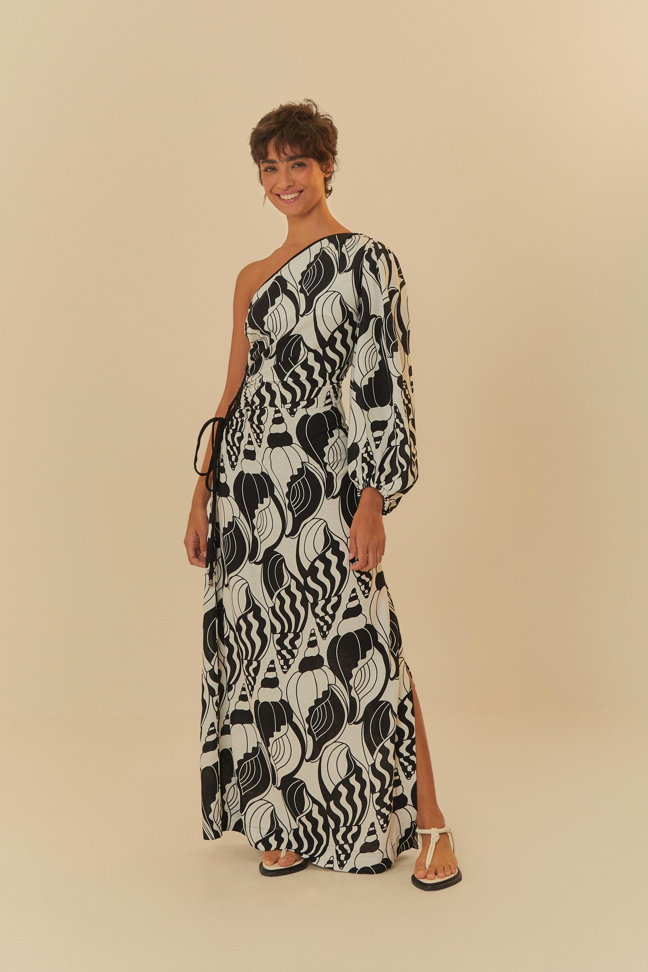 Vestido Cropped Vestido Midi Maxi Chita Vestido Cropped Estampado - Main Image