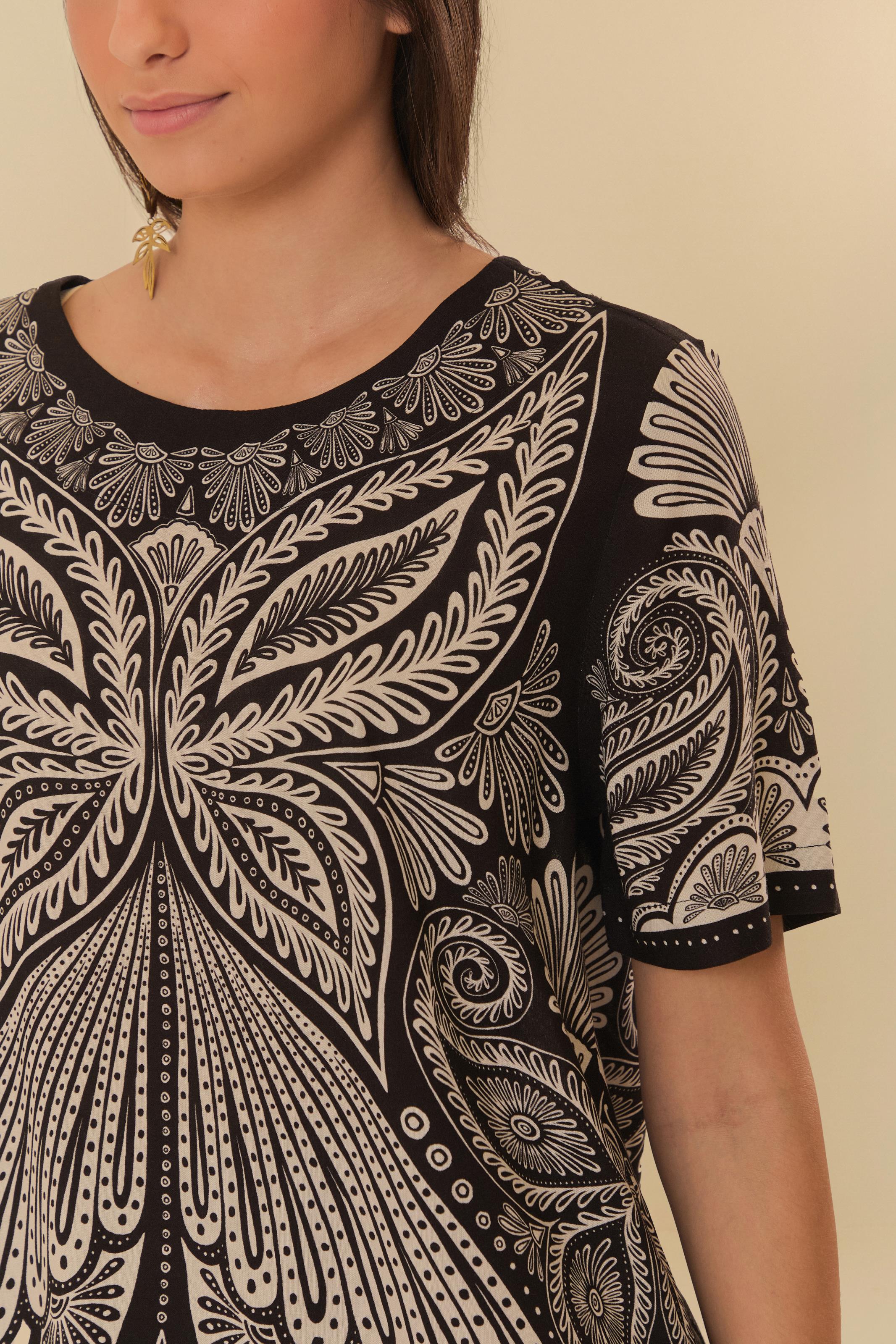 T-Shirt Estampada Papillon