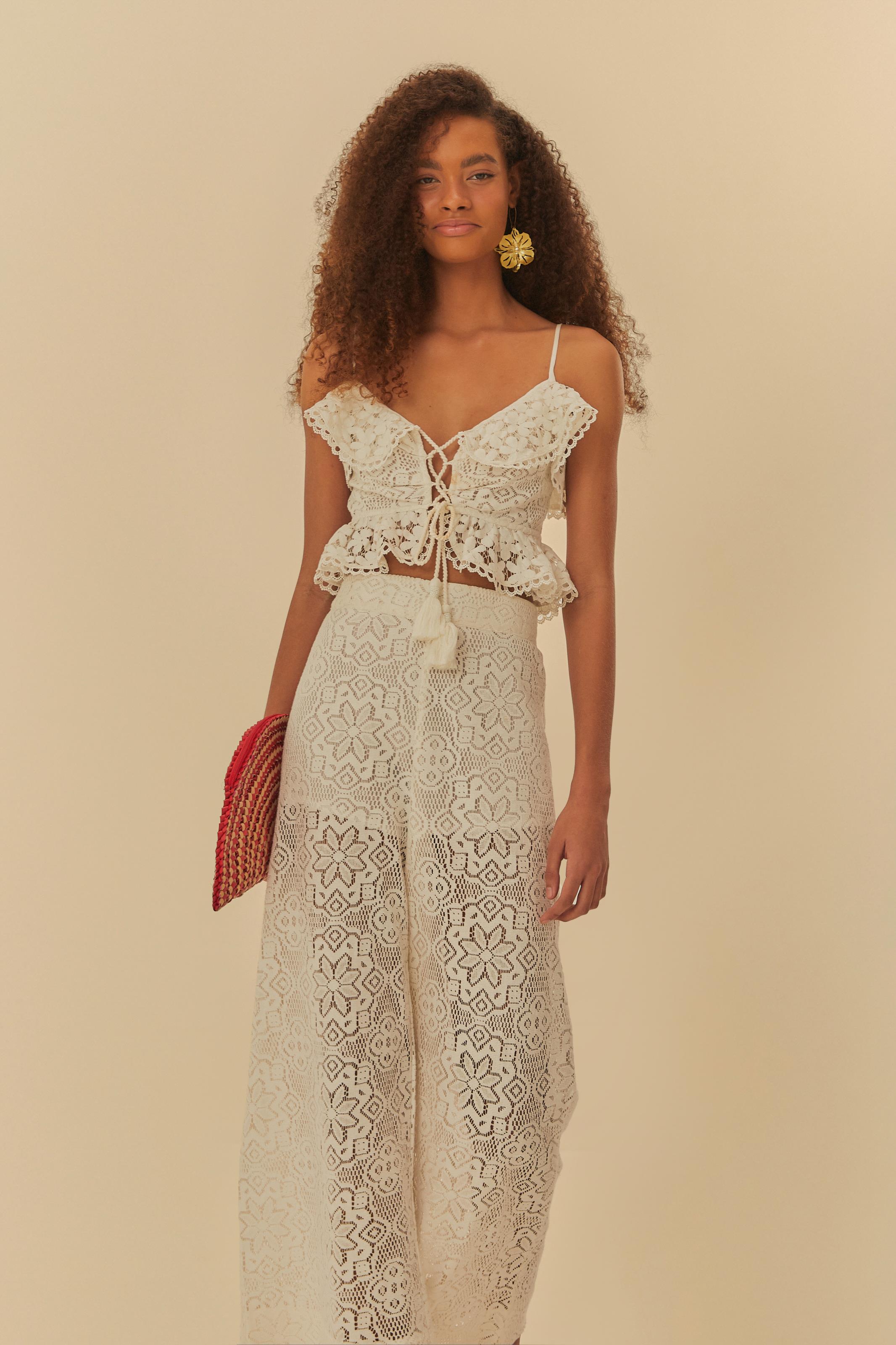 Calça Renda Artesanal Calça Renda Artesanal