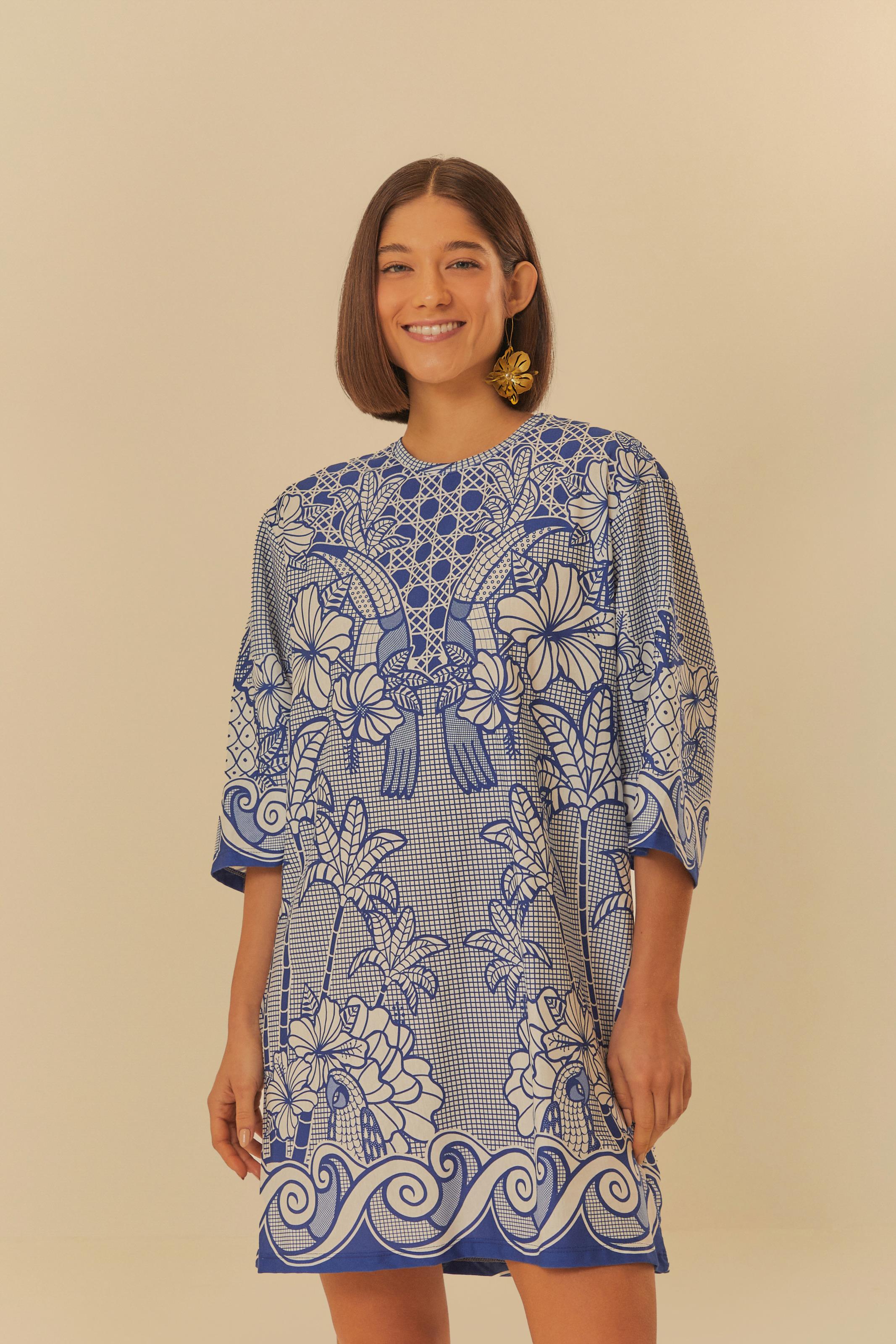 Vestido T-Shirt Big Estampado Refresco