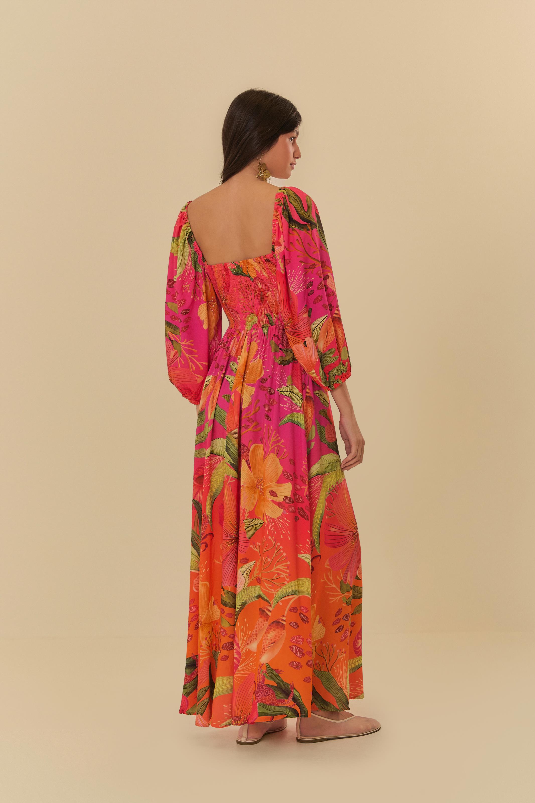 Vestido Cropped Estampado Maralina
