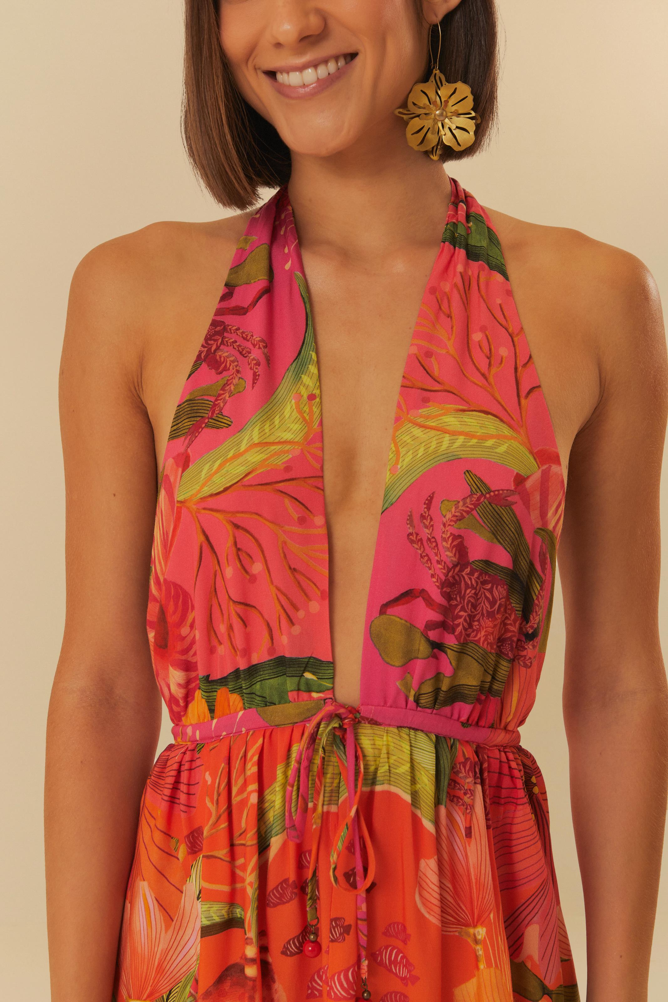 Vestido Curto Estampado Maralina