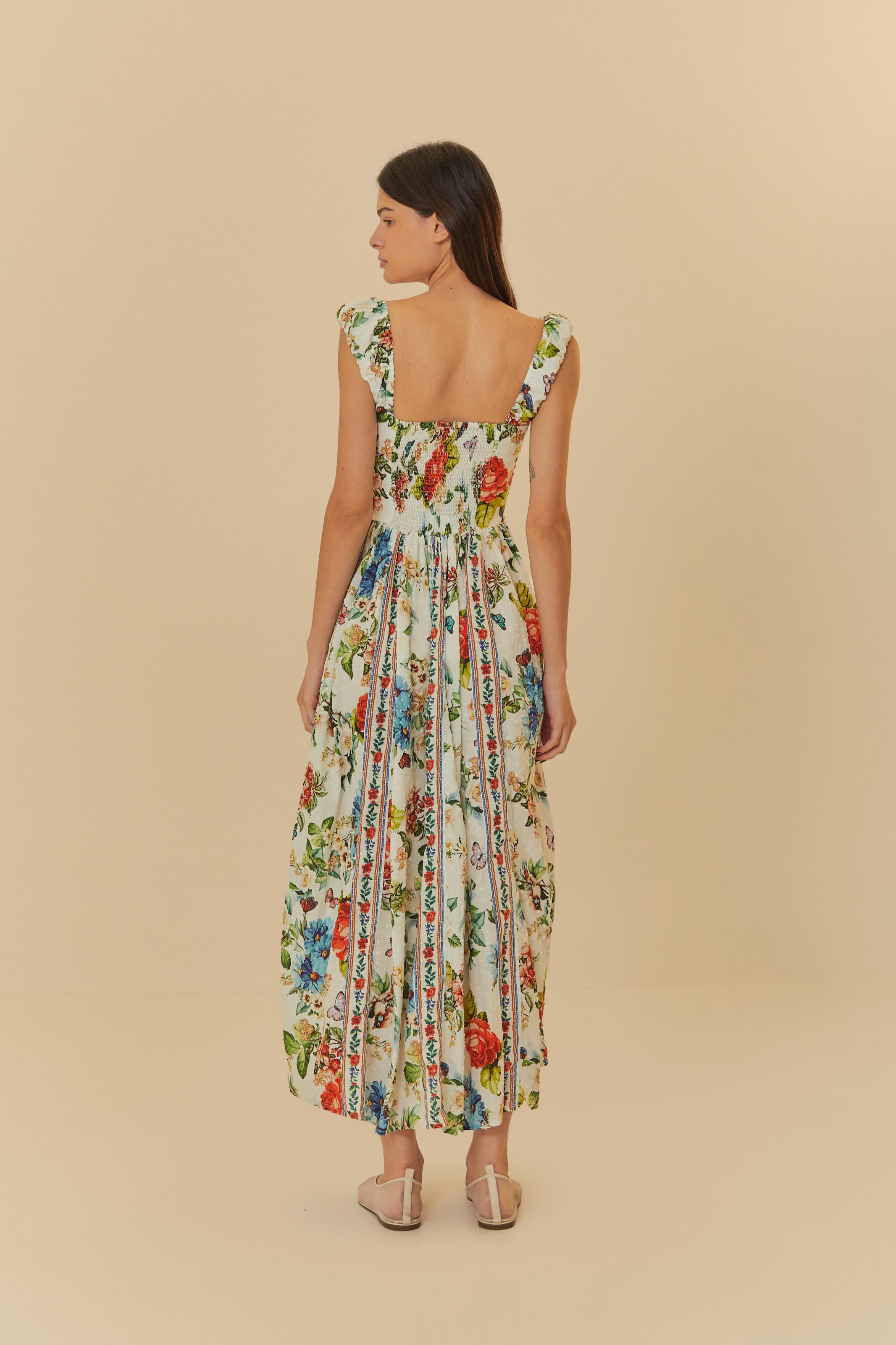 Vestido Cropped Estampado Punto