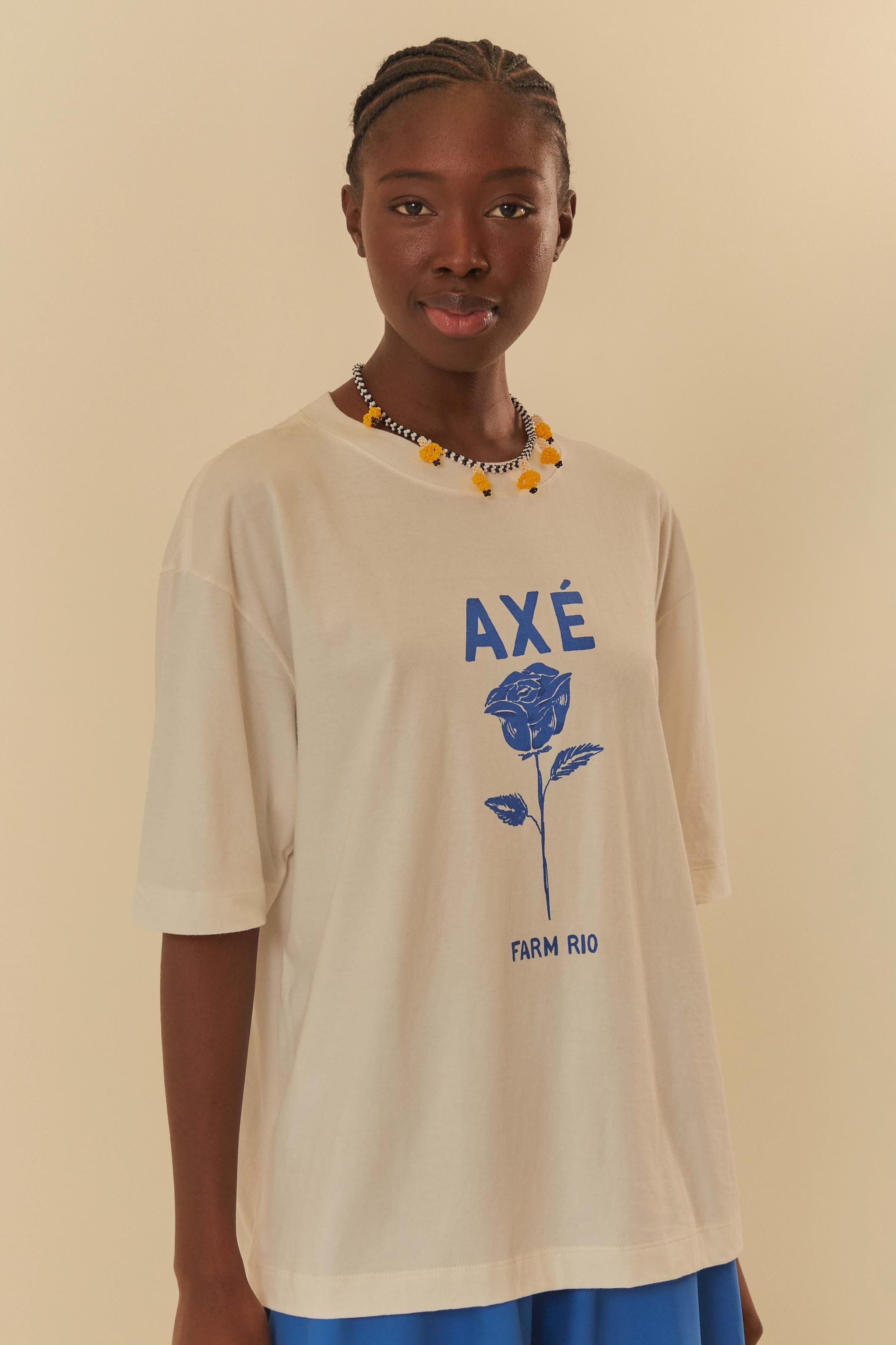T-Shirt Over Estampada Axé