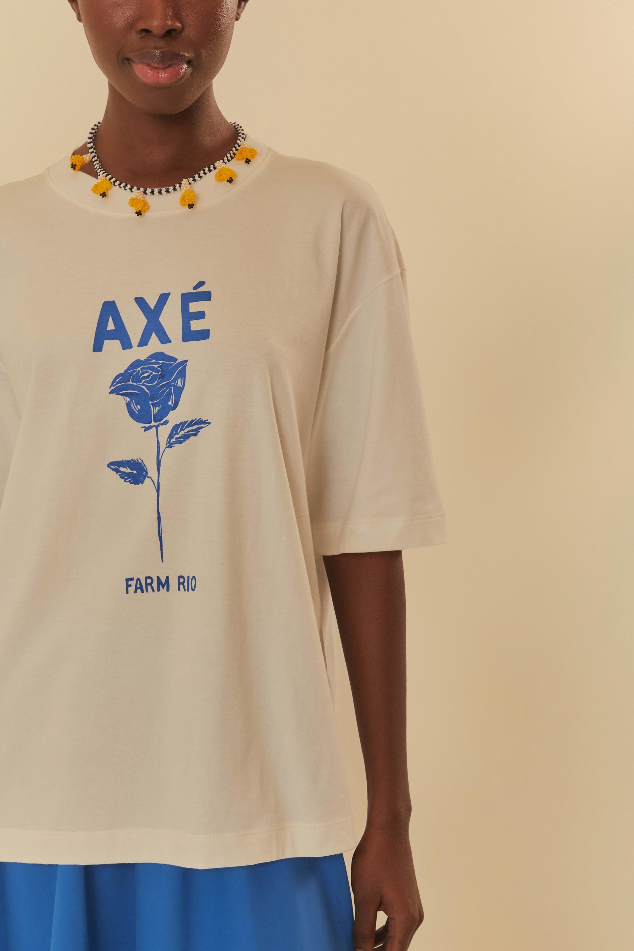 T-Shirt Over Estampada Axé