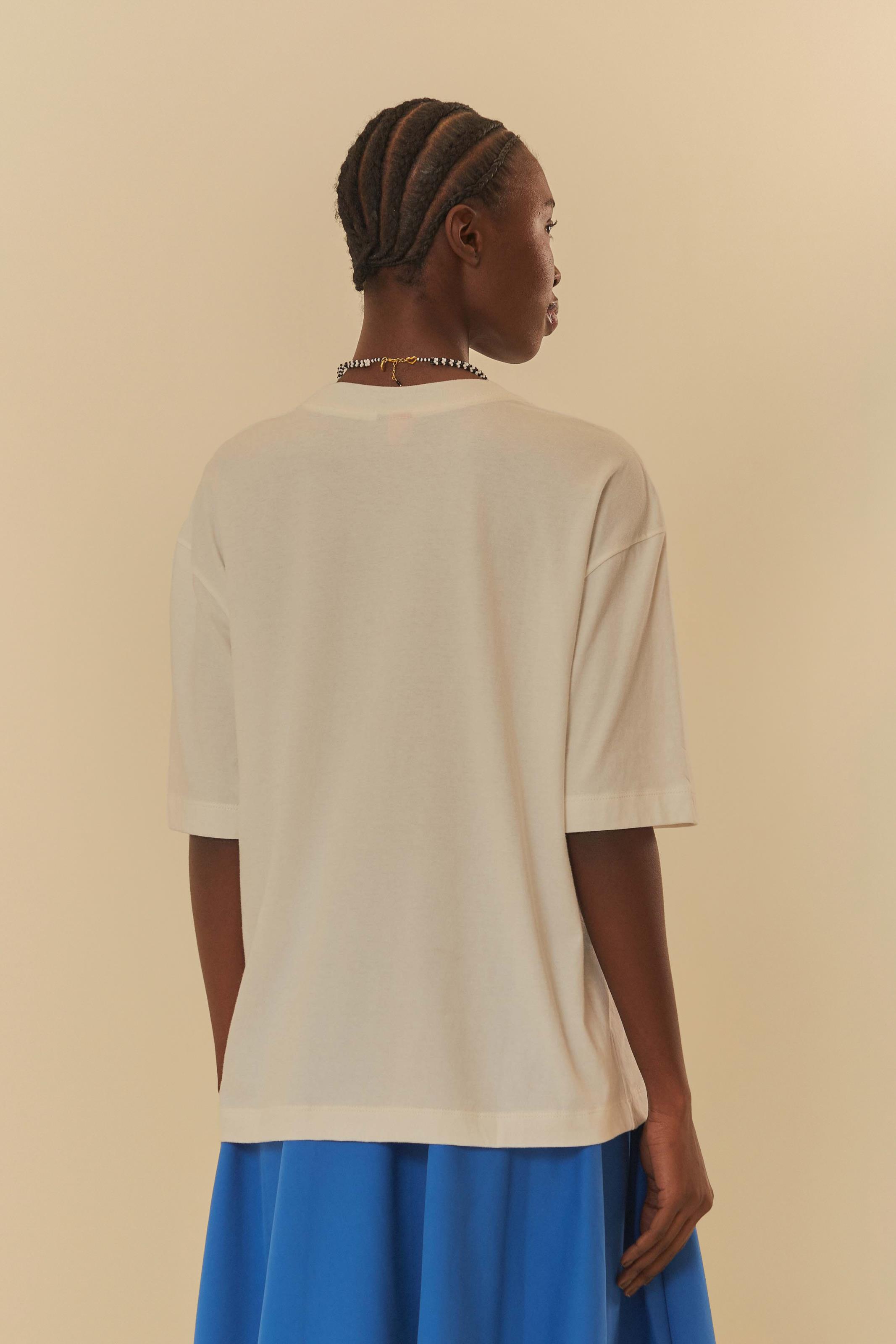 T-Shirt Over Estampada Axé