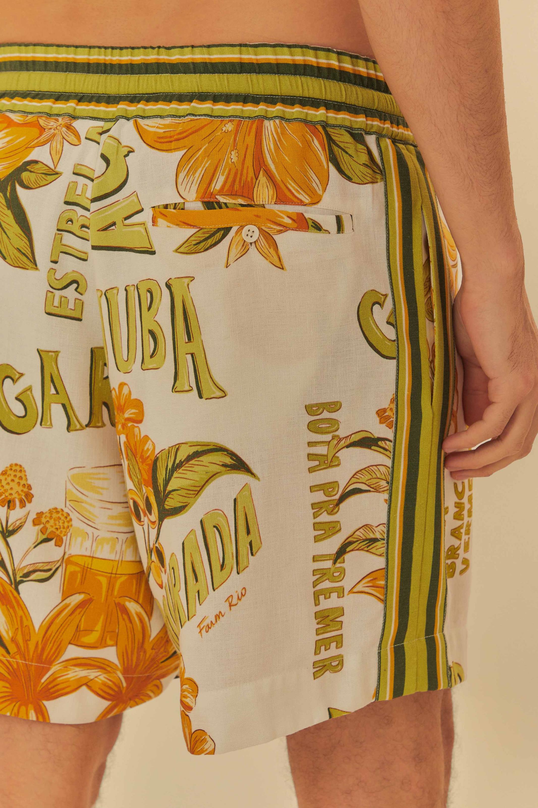 Bermuda Estampada Garota Jamburana