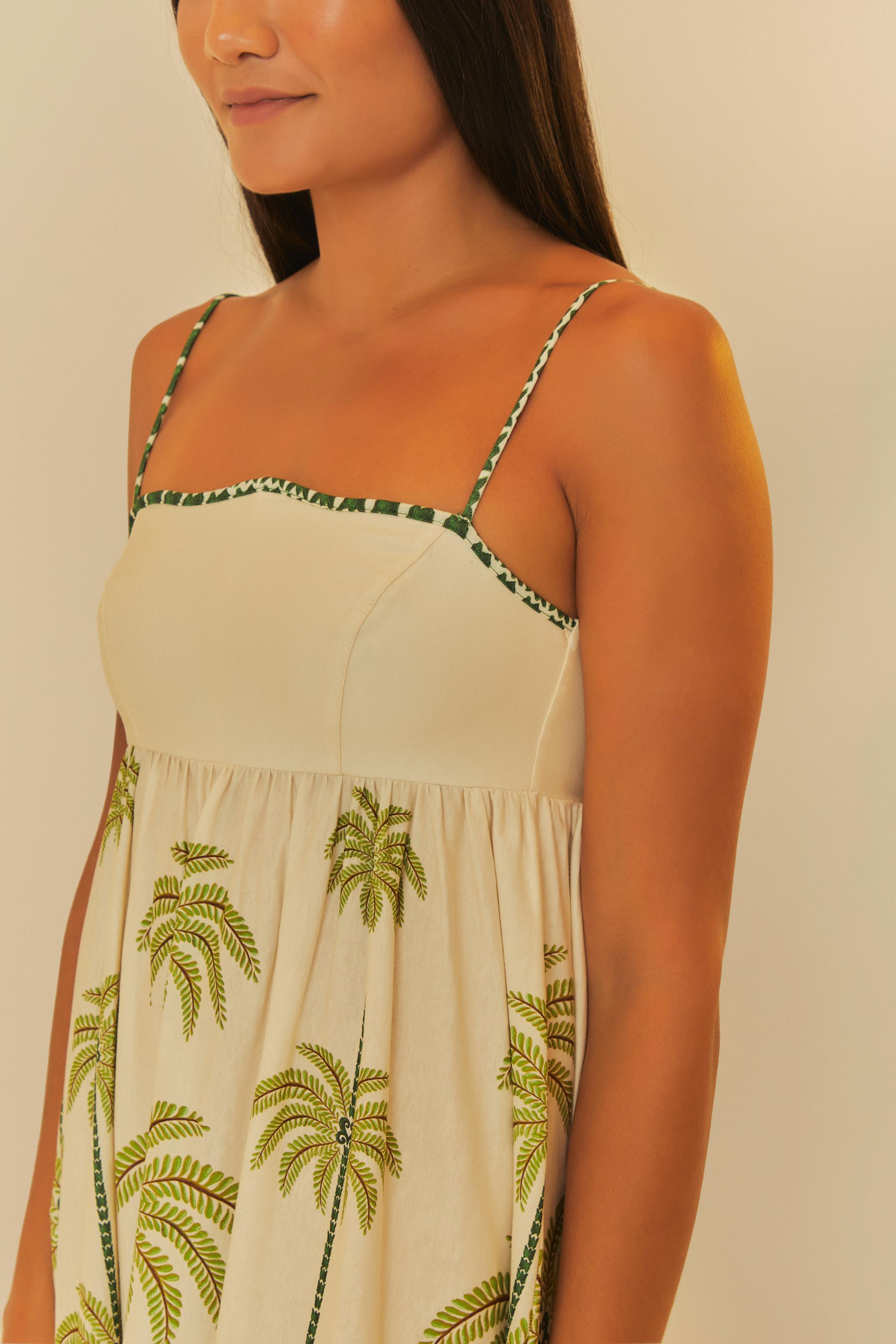 Vestido Estampado Milani Coqueiro