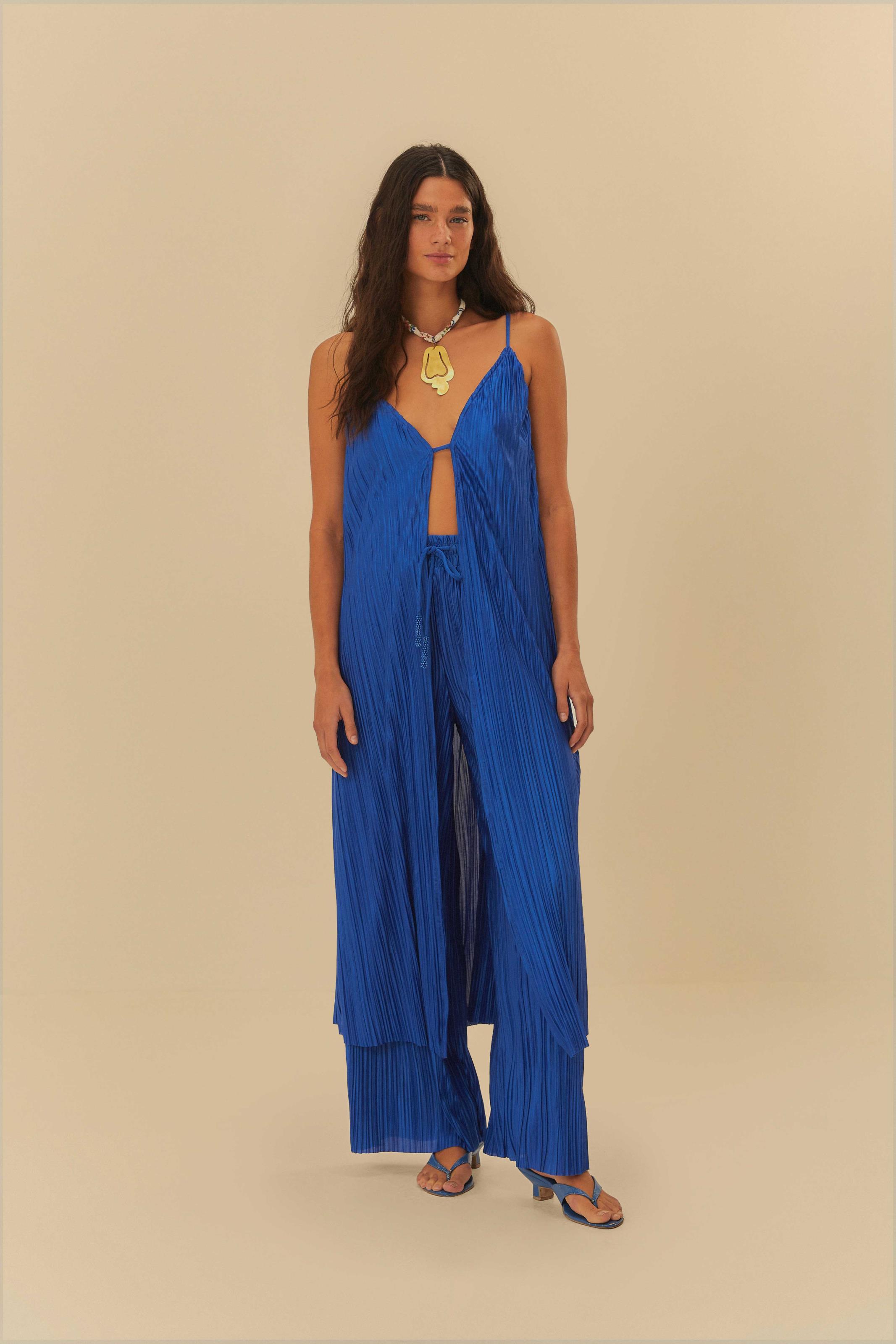 Calça Plissada