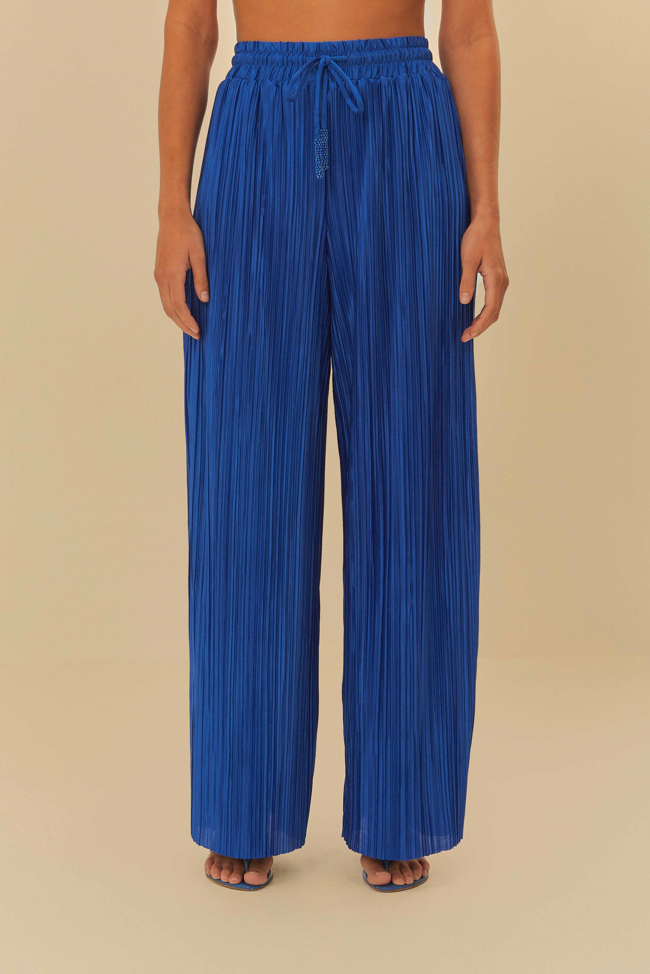 Calça Plissada