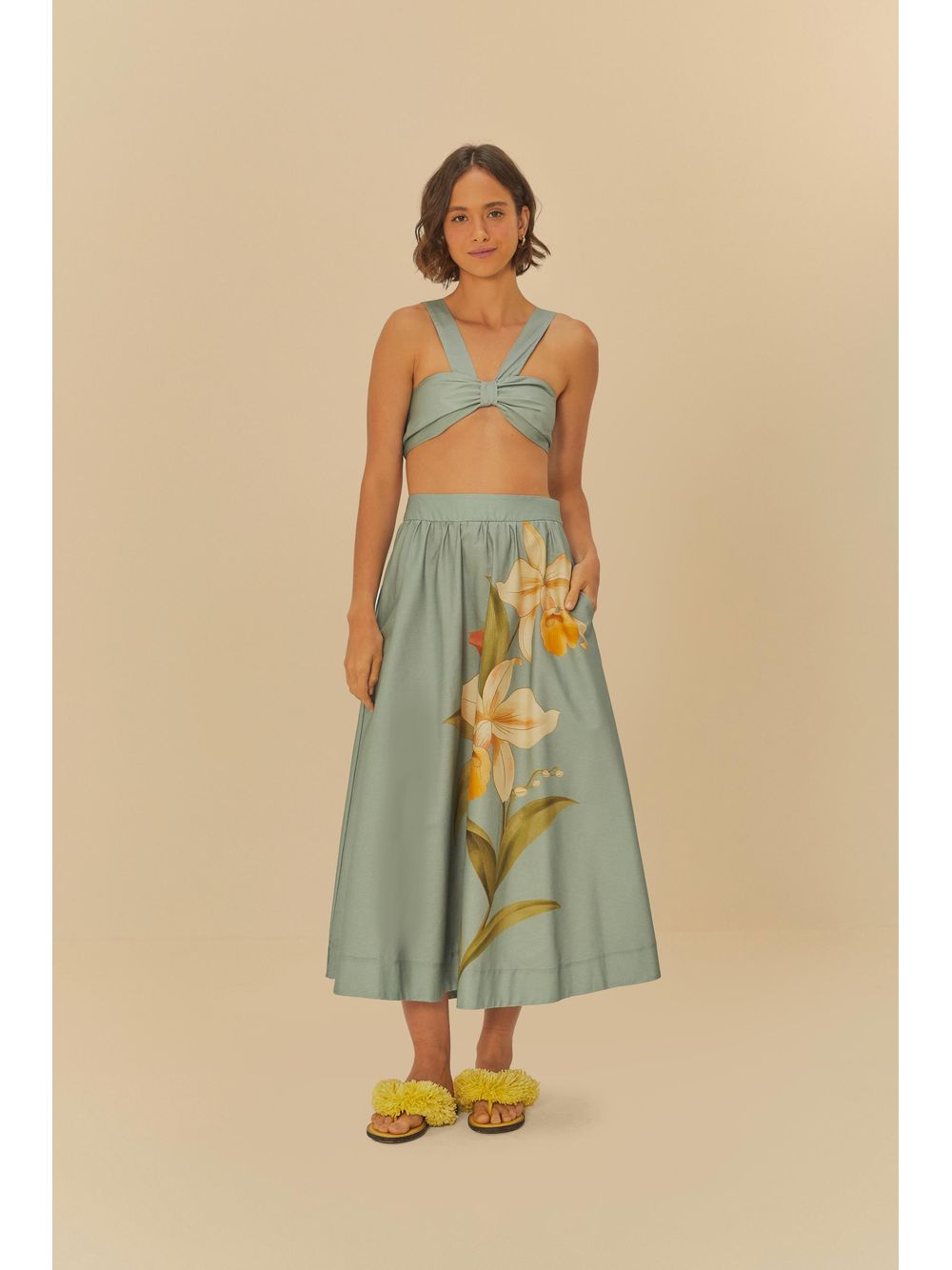 Farm — Top Borboleta Em Flor