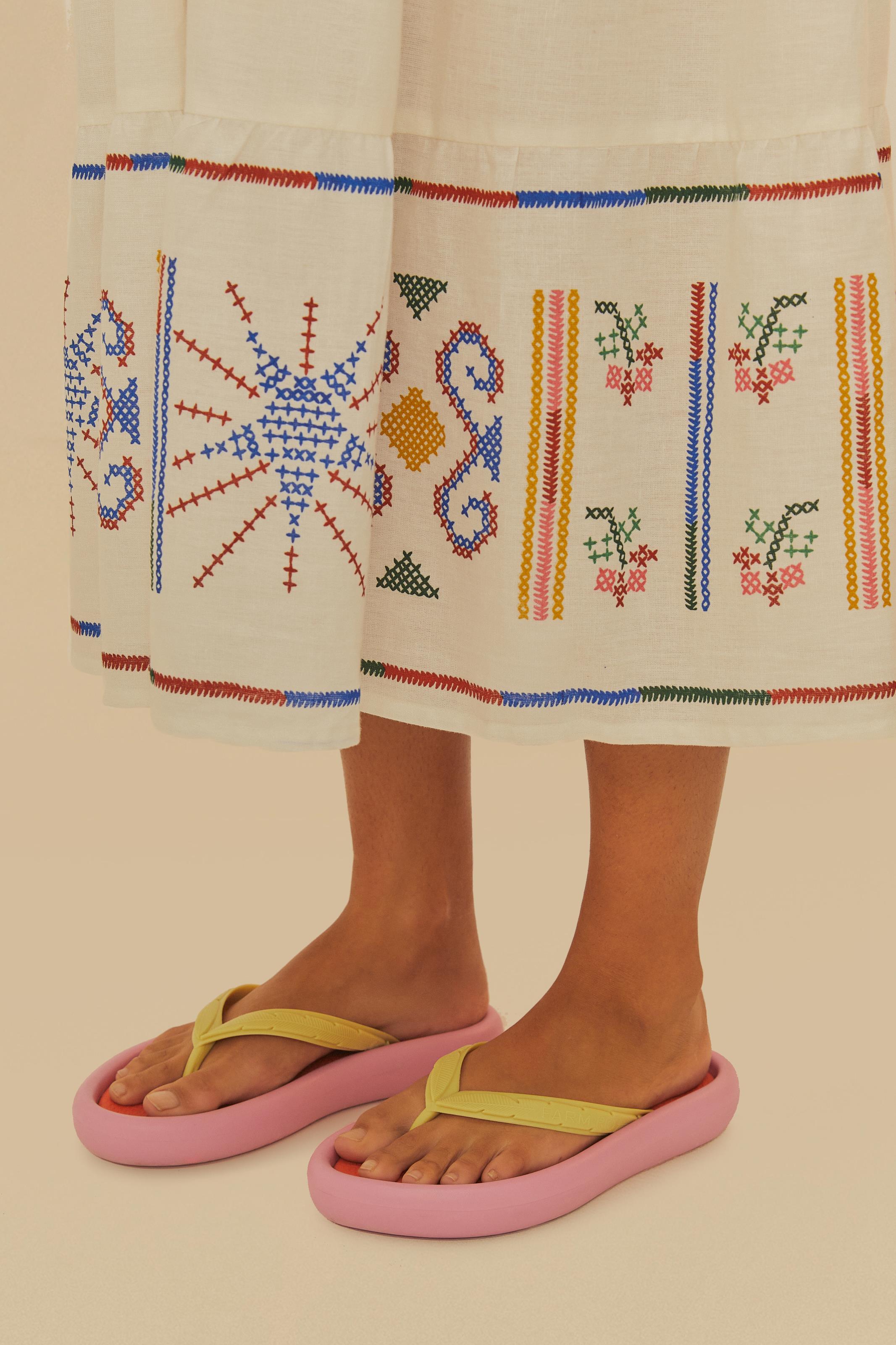 FARM*新シューズライン*Ape*Chinelo Canoa Print Calamero Chinelo Canoa Print
