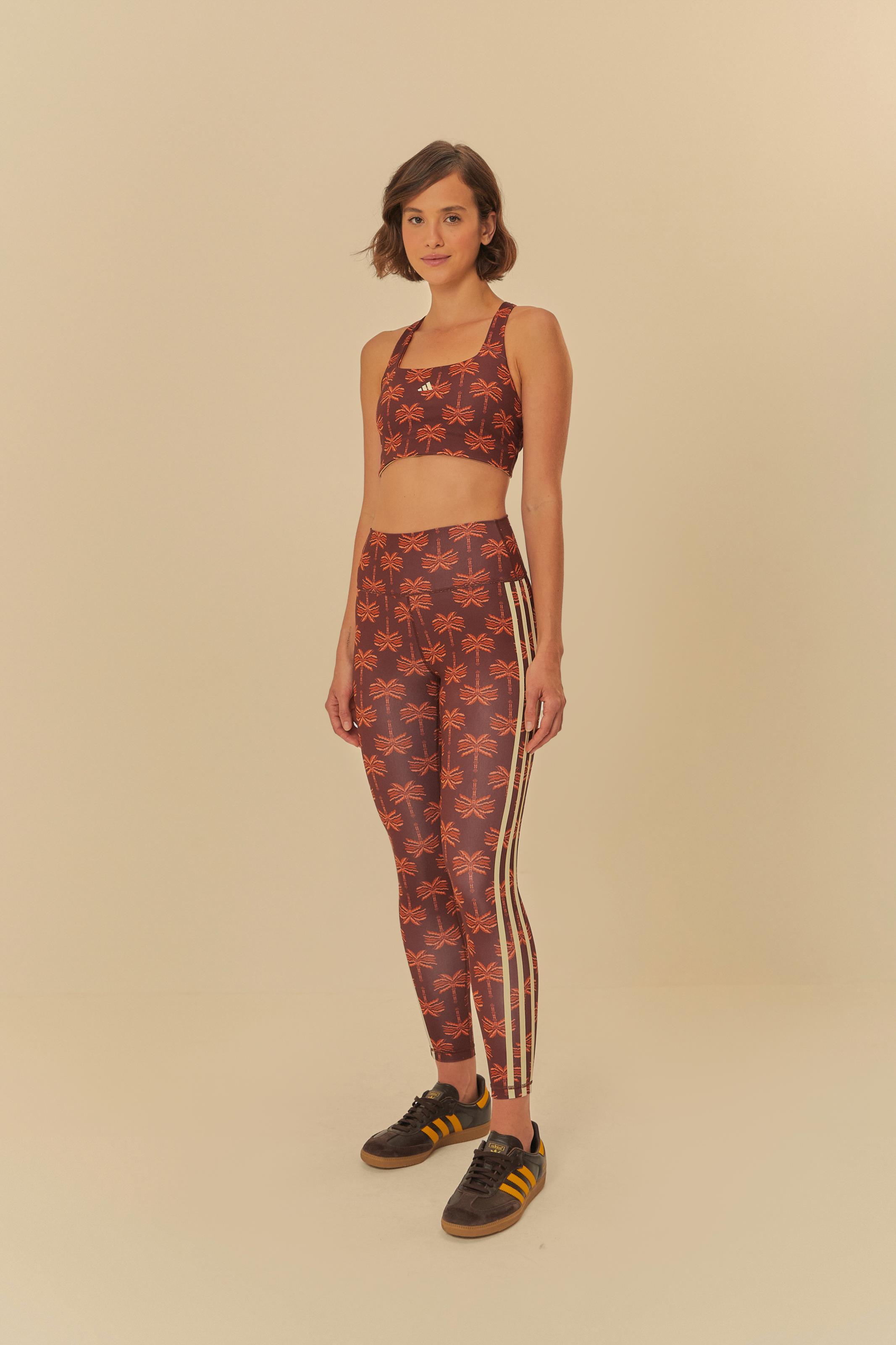 Legging Adidas Palms Party Marrom