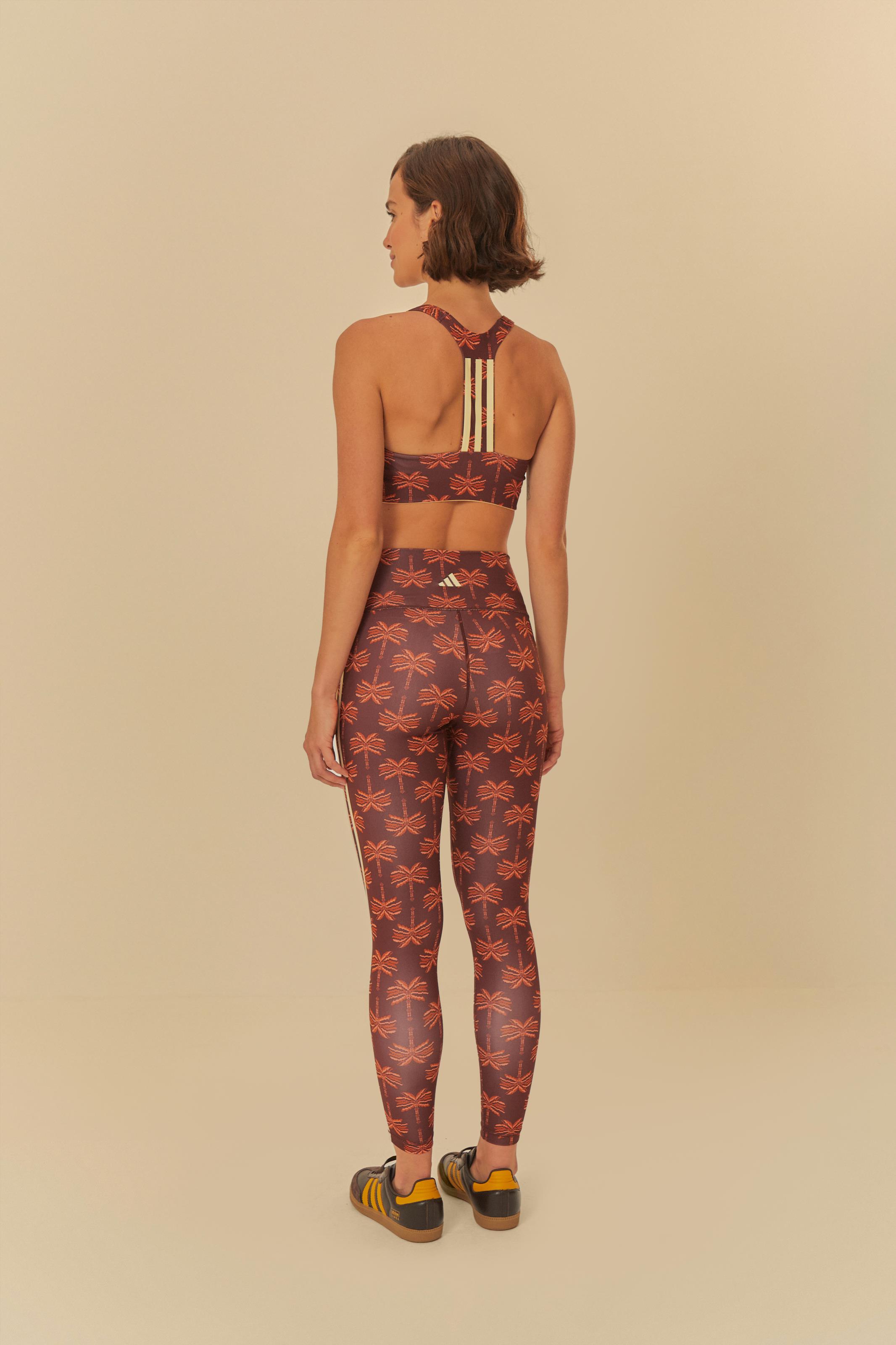 Legging Adidas Palms Party Marrom