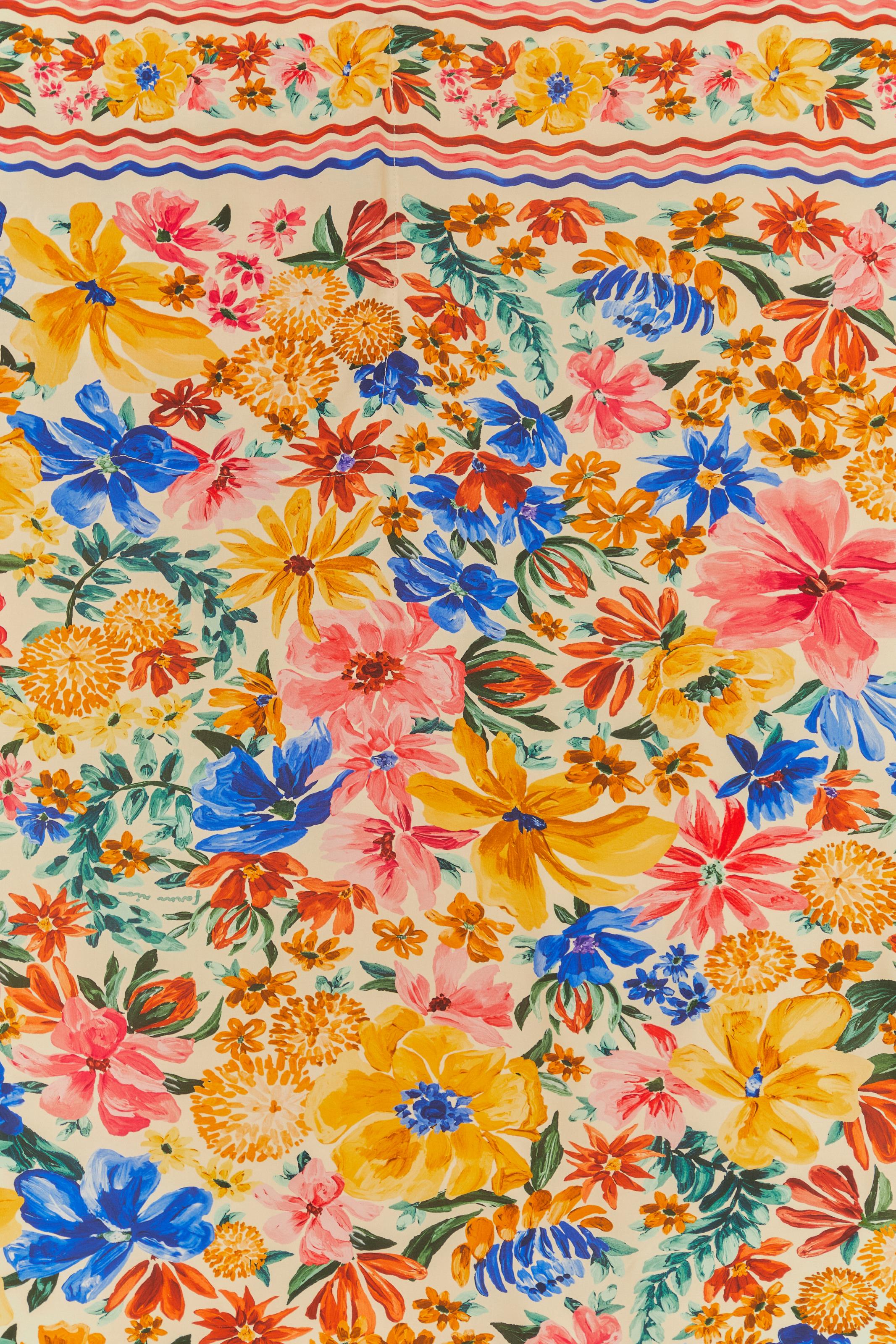 Canga Estampada Floraline Achadinhos