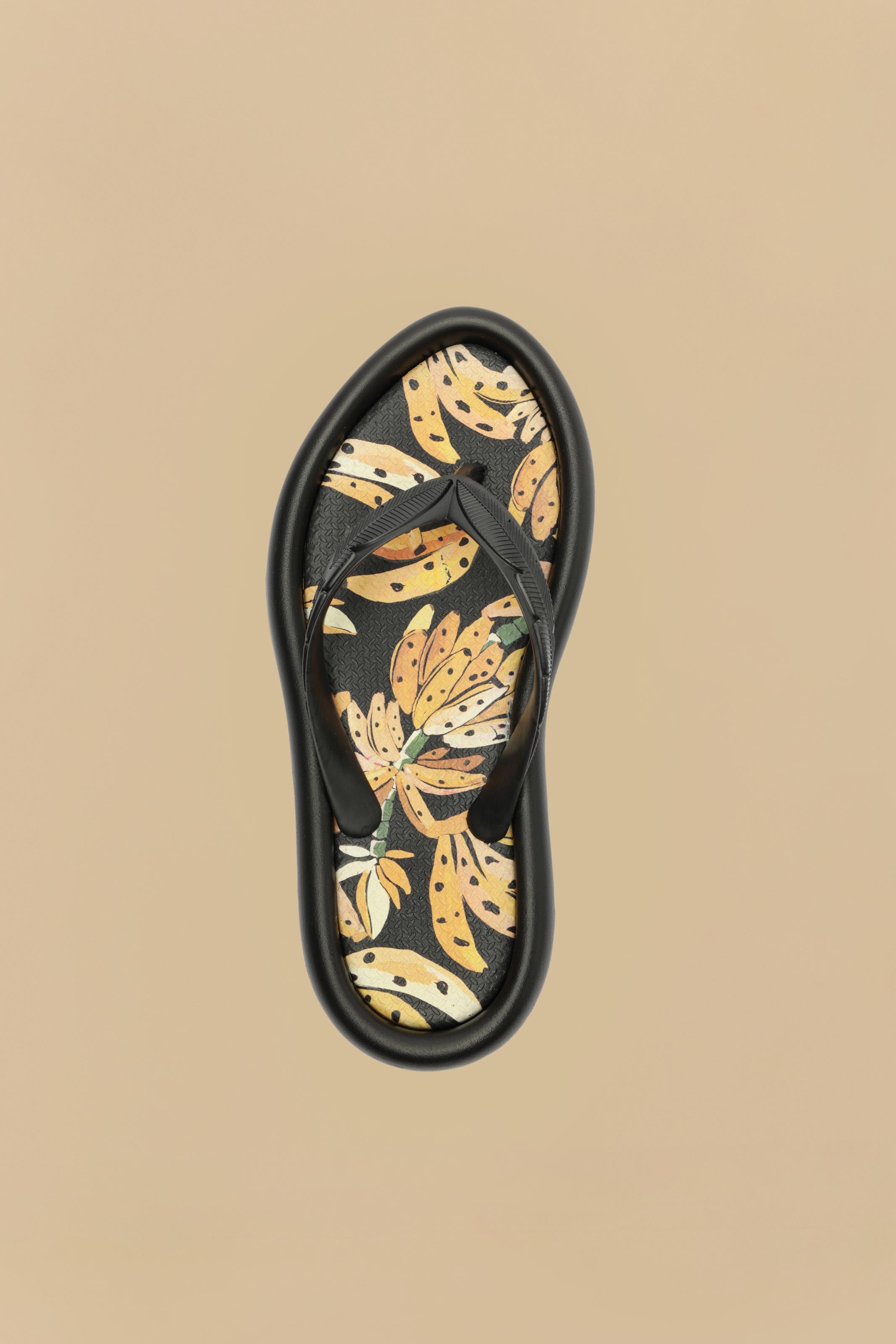 FARM*新シューズライン*Ape*Chinelo Canoa Print Preto Chinelo Canoa Print