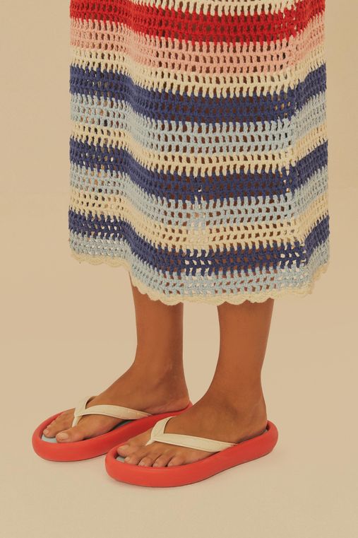FARM*新シューズライン*Ape*Chinelo Canoa Print Vermelho img_6533-