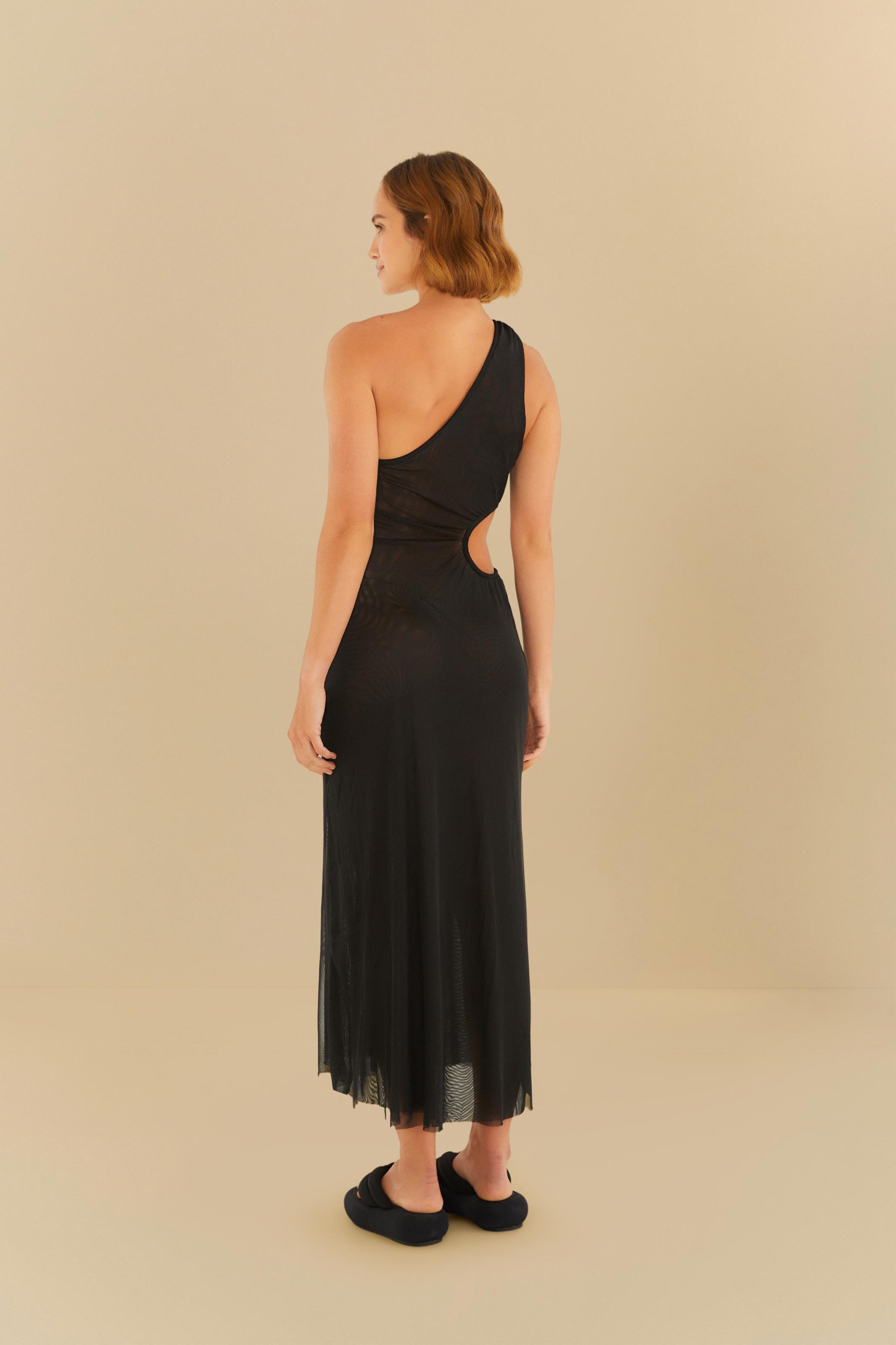 Vestido Tule Preto