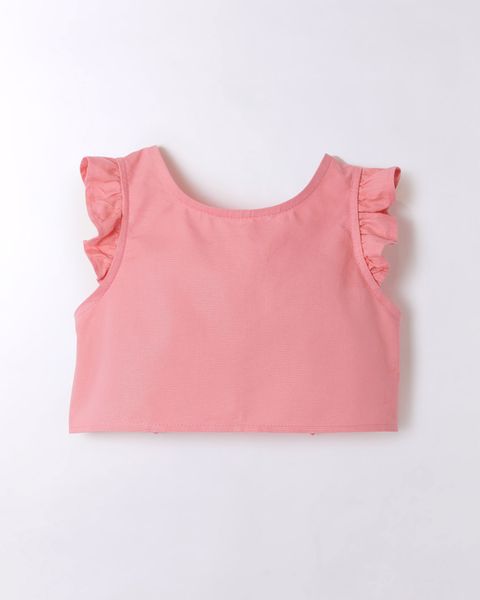 Top Cropped Lacinho Liso — FARM Rio