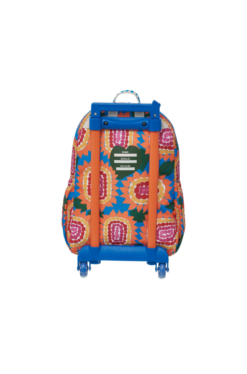 Mochila Carrinho Flor De Sol