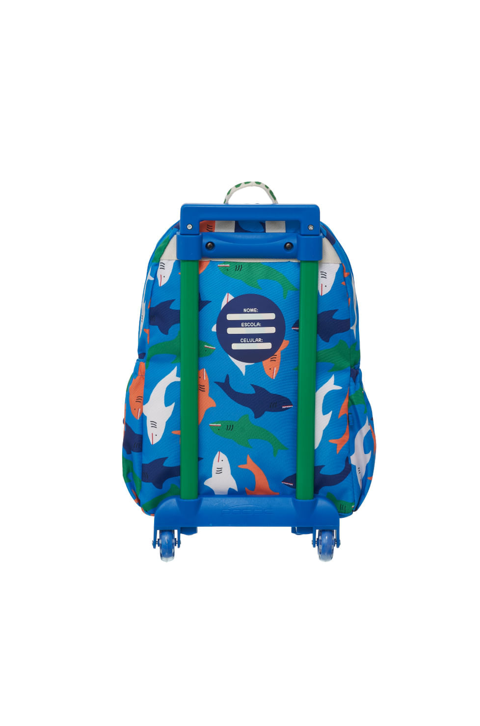 Mochila Carrinho Tubarao