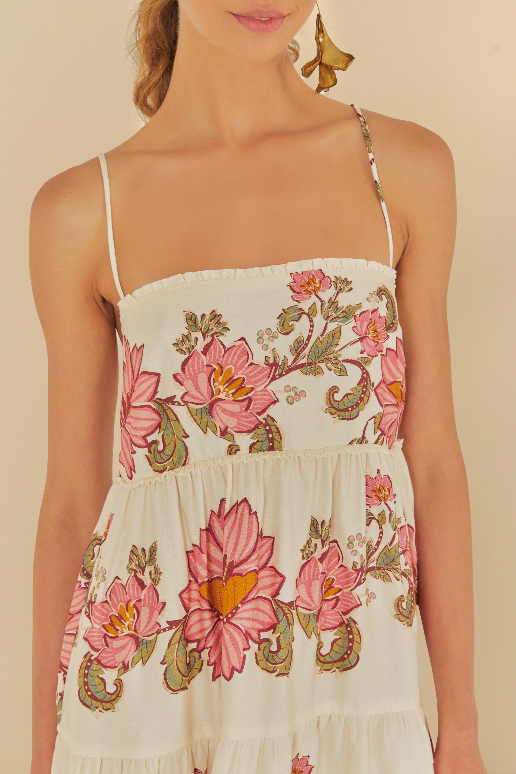 Vestido Curto Estampado Ravenala