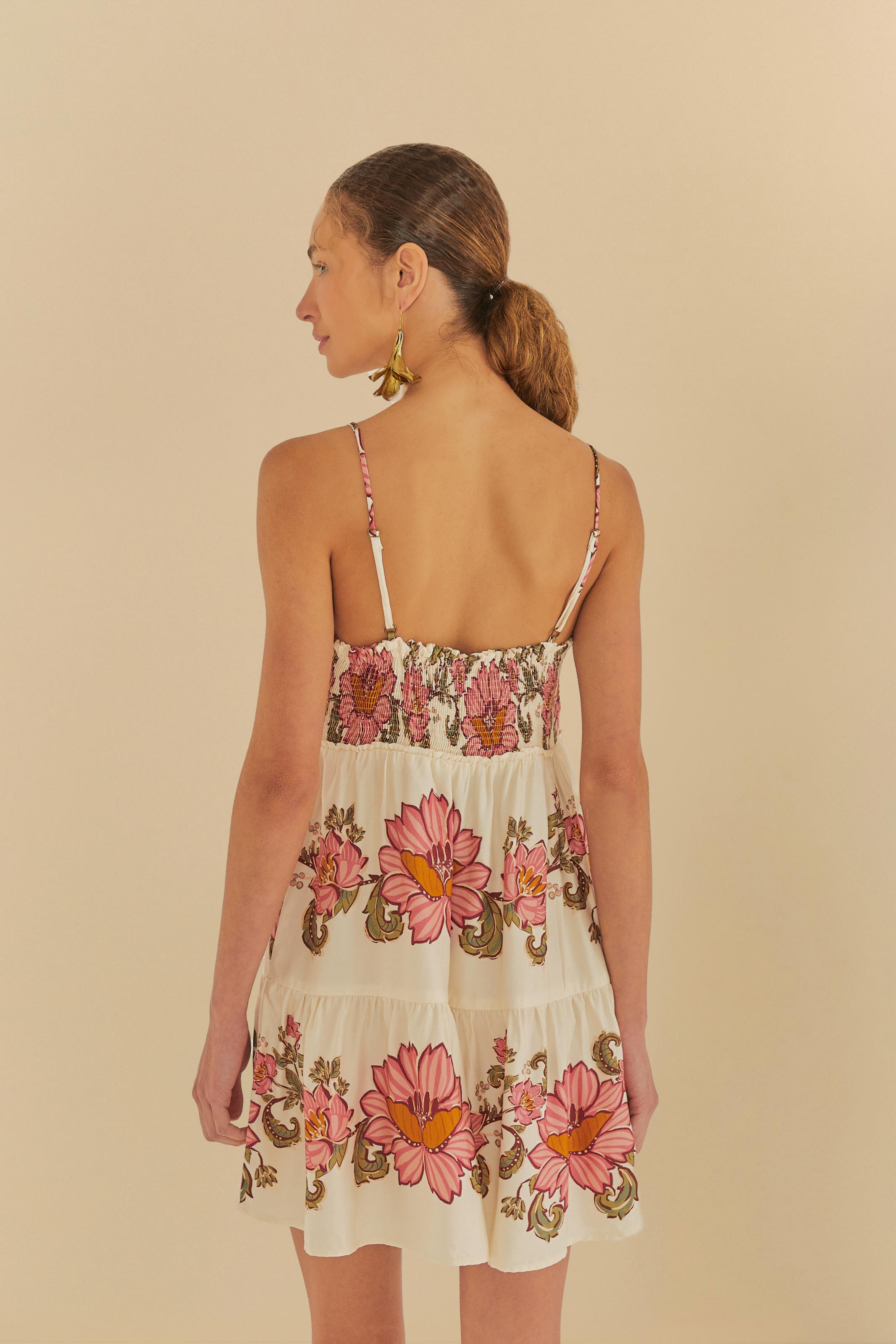 Vestido Curto Estampado Ravenala