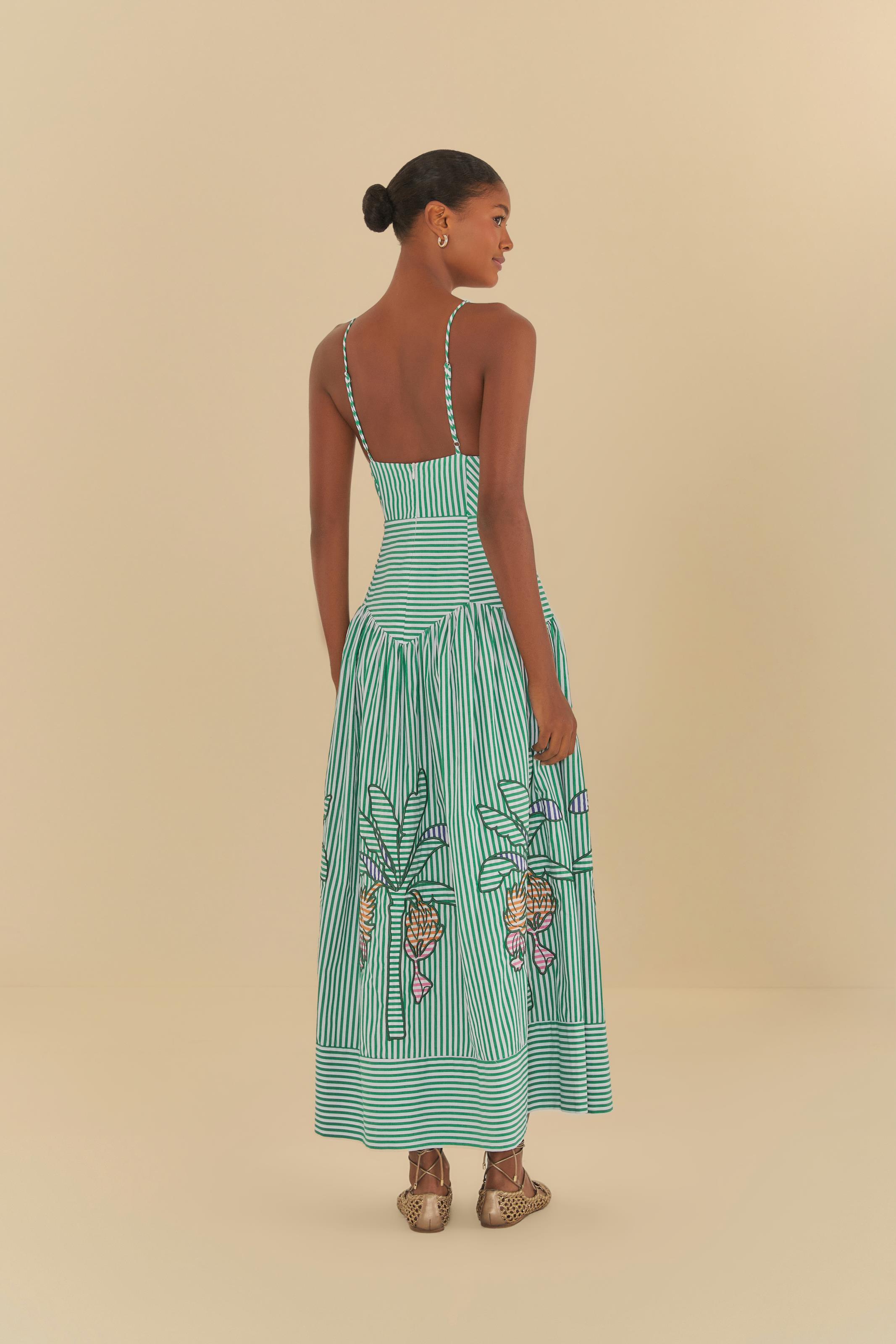 Vestido Cutwork Mix De Fio Tinto