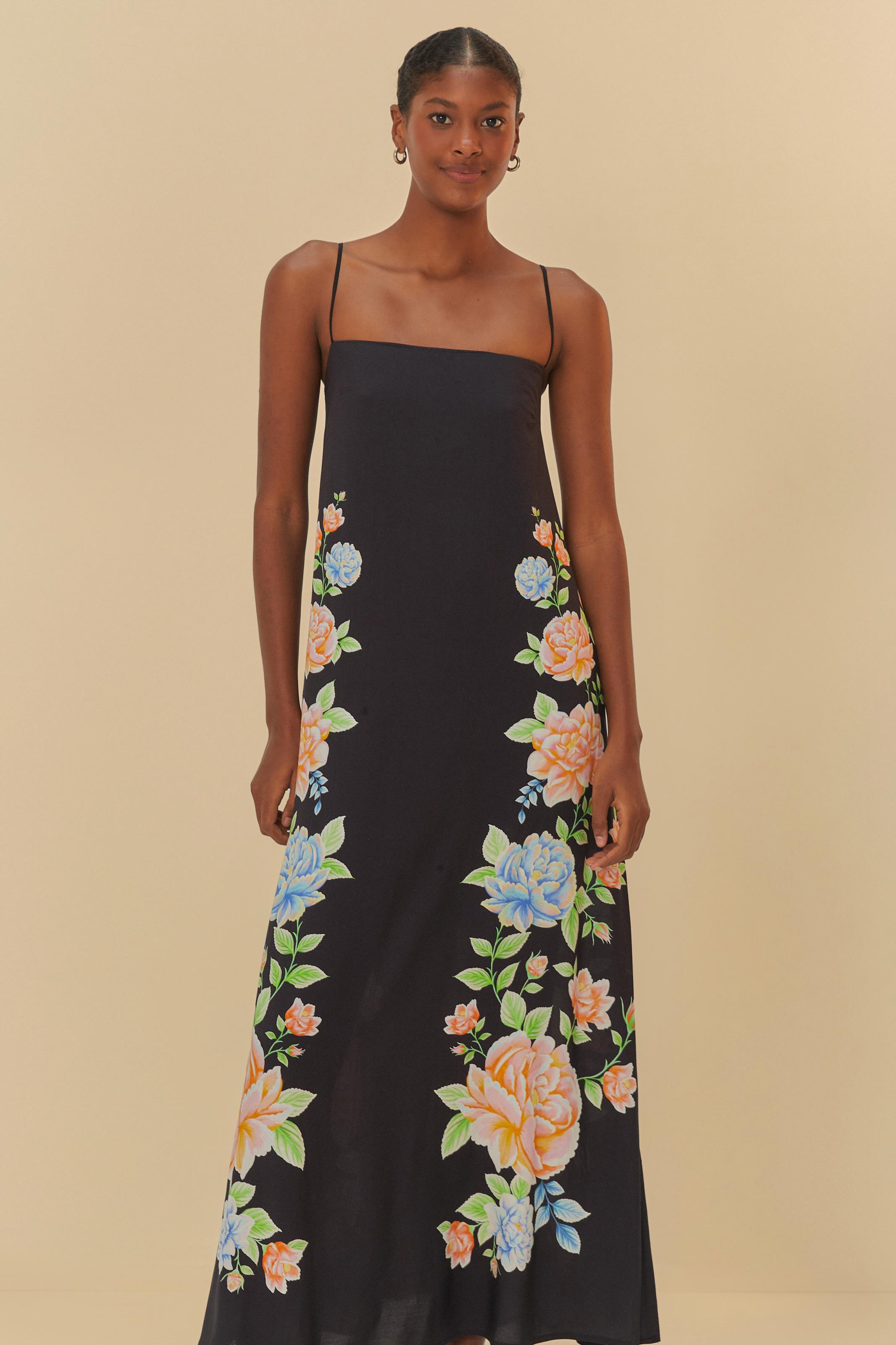 Vestido Cropped Estampado Floral Sofia Localizado