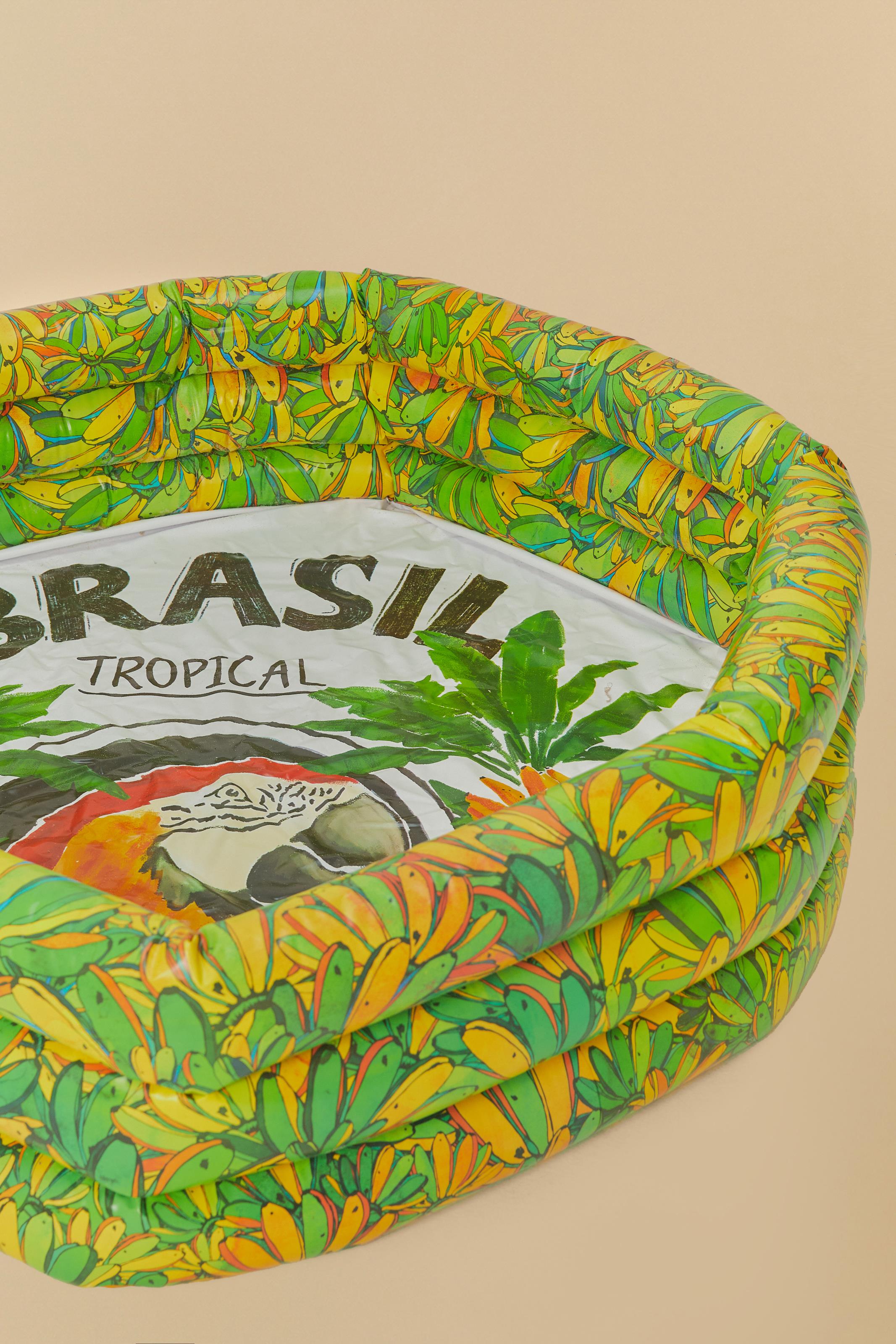 Piscina Inflável Estampada Refresco Banana