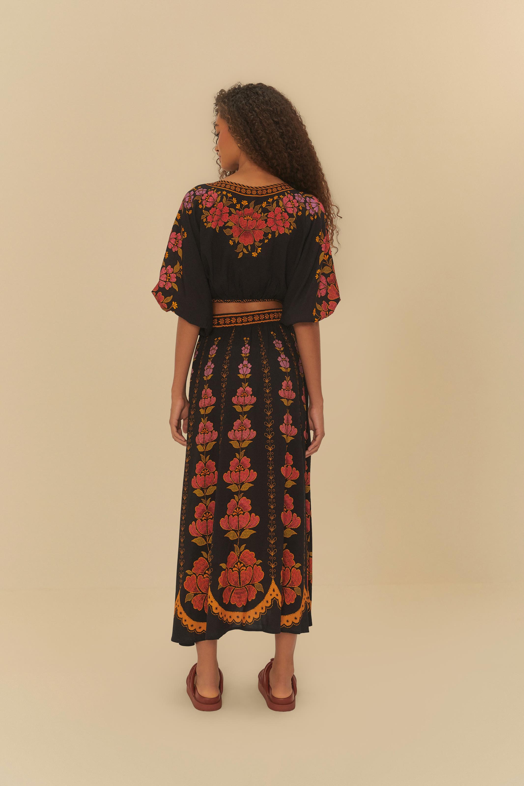 Saia Godê Estampada Madalena