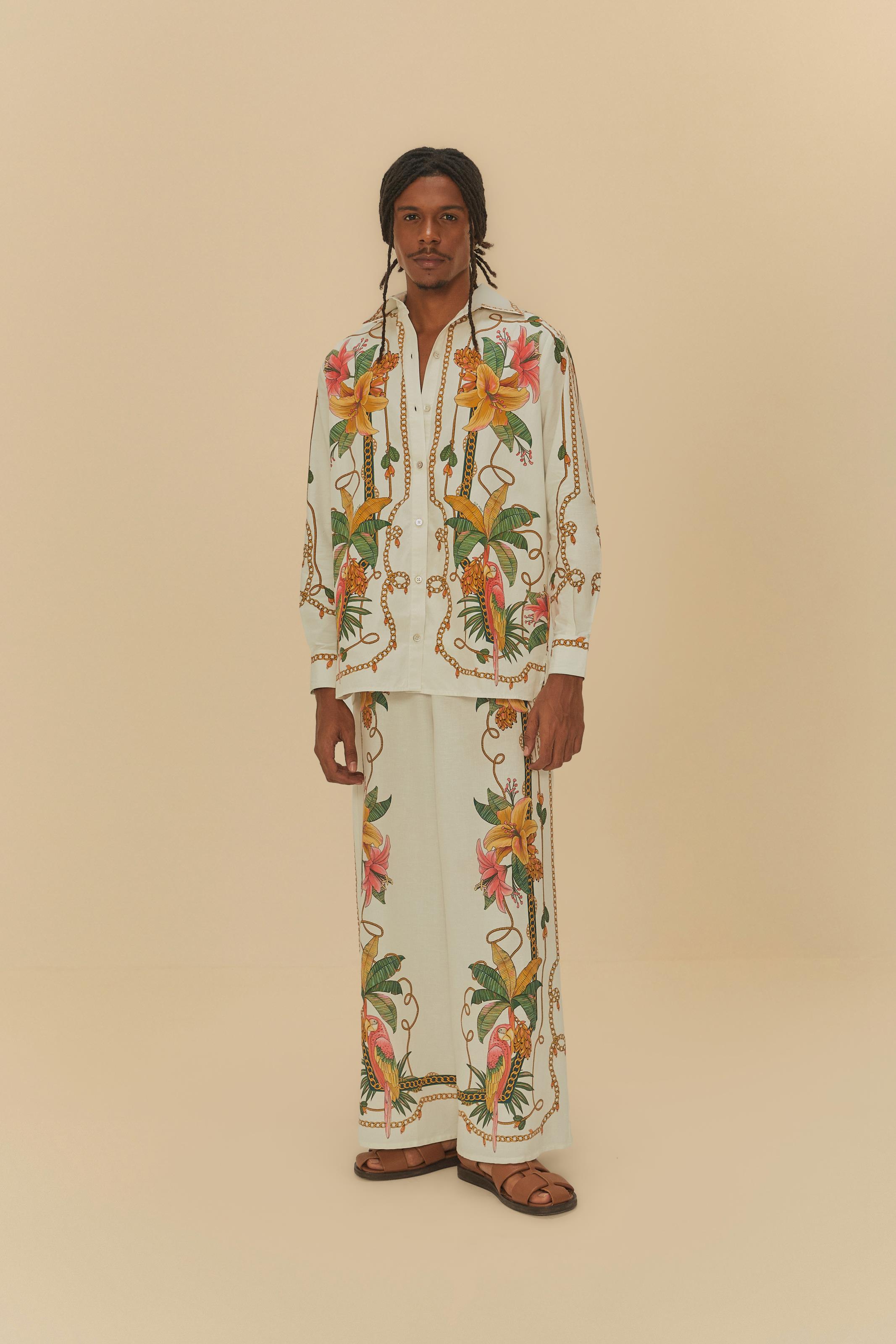 Camisa Estampada Riqueza Tropical