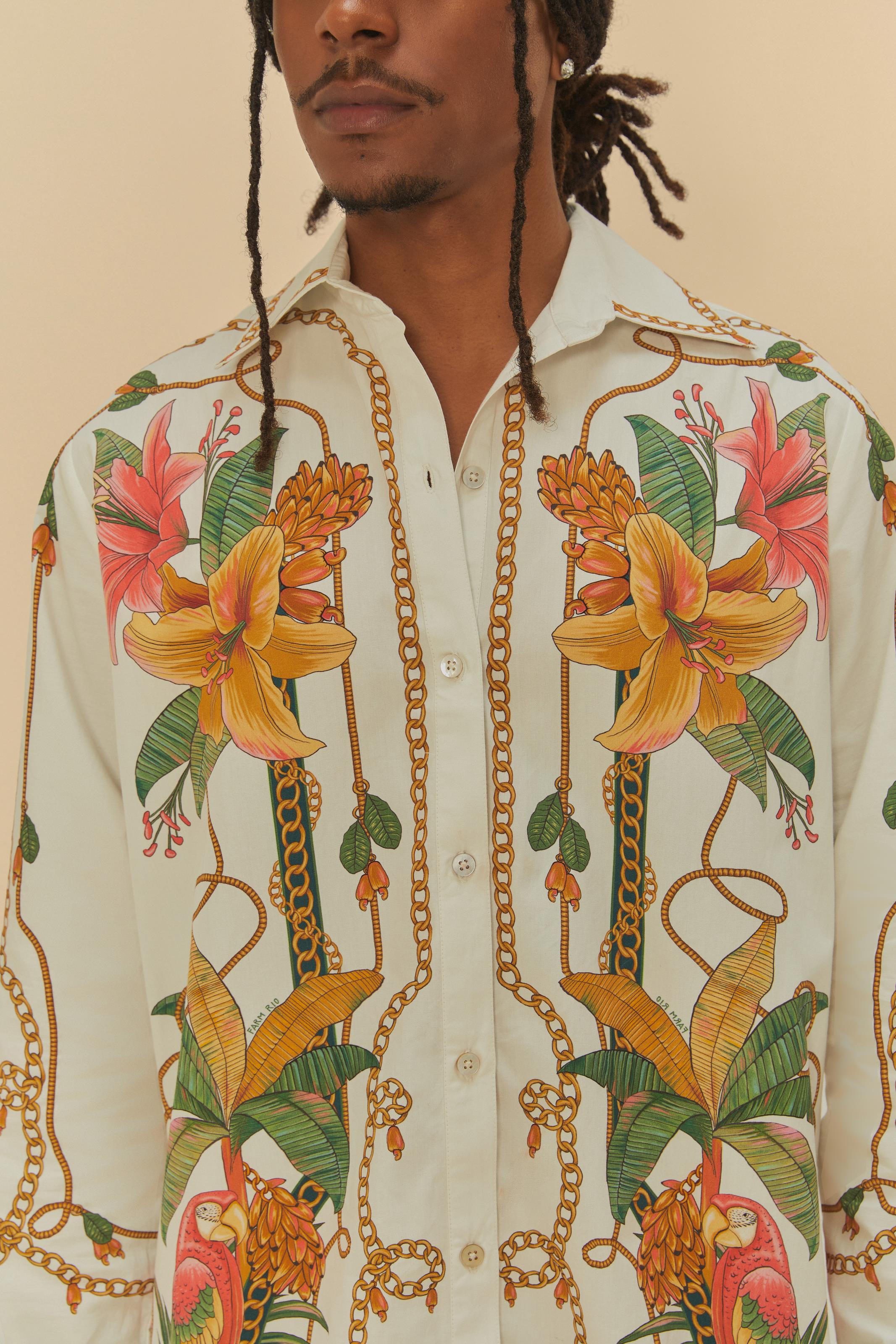 Camisa Estampada Riqueza Tropical