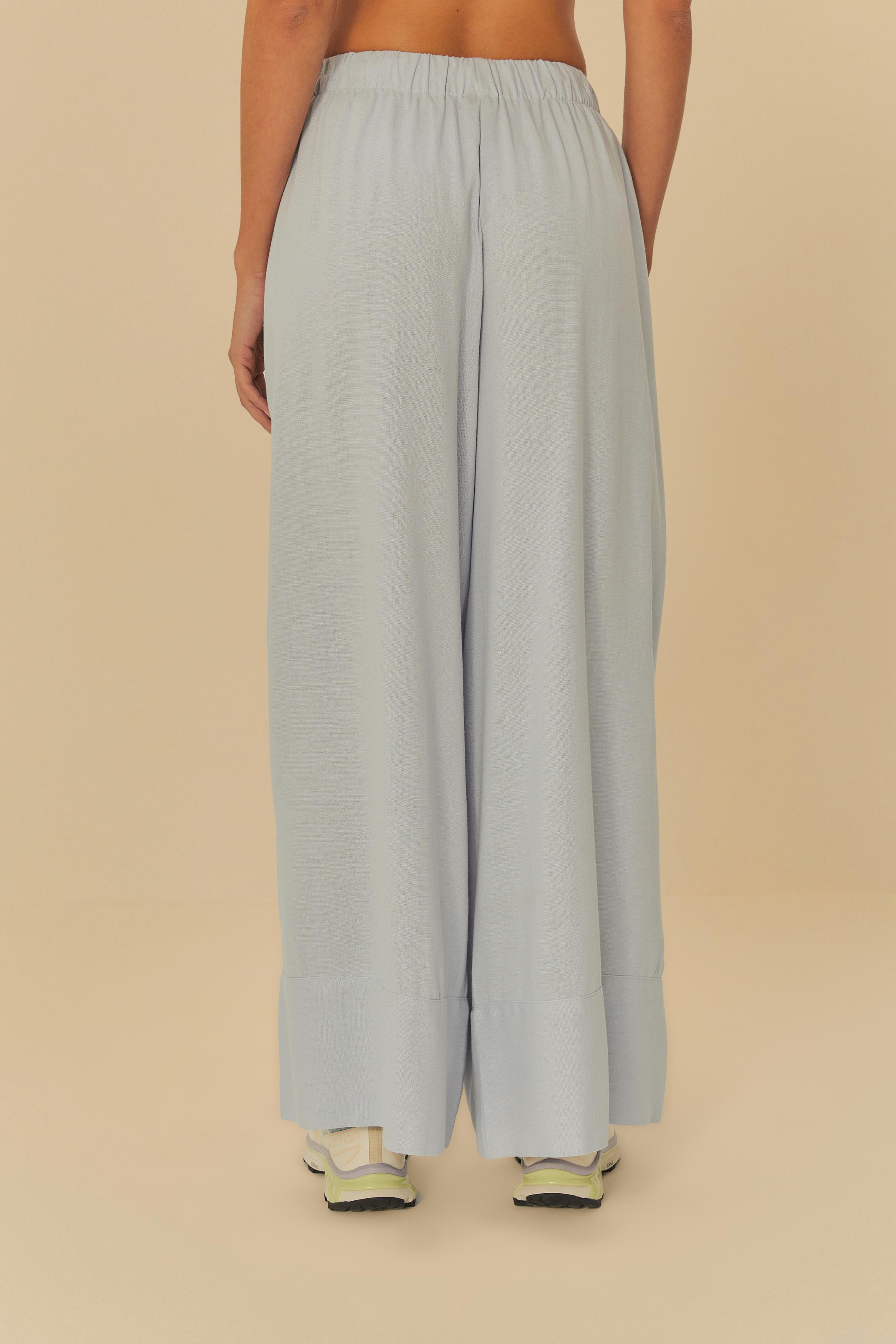 Calça Cós Elástico Linho