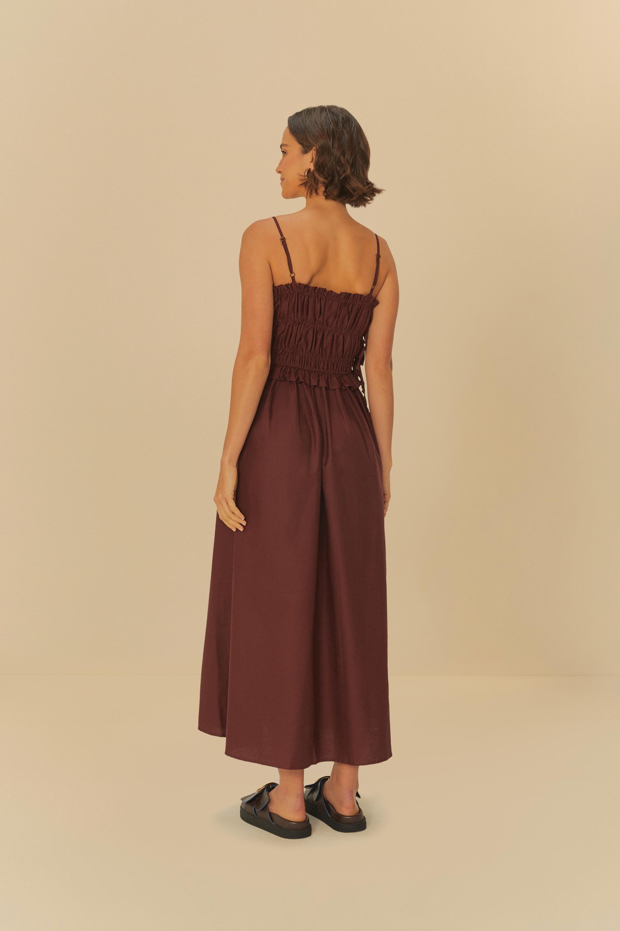 Vestido Midi Amarrações