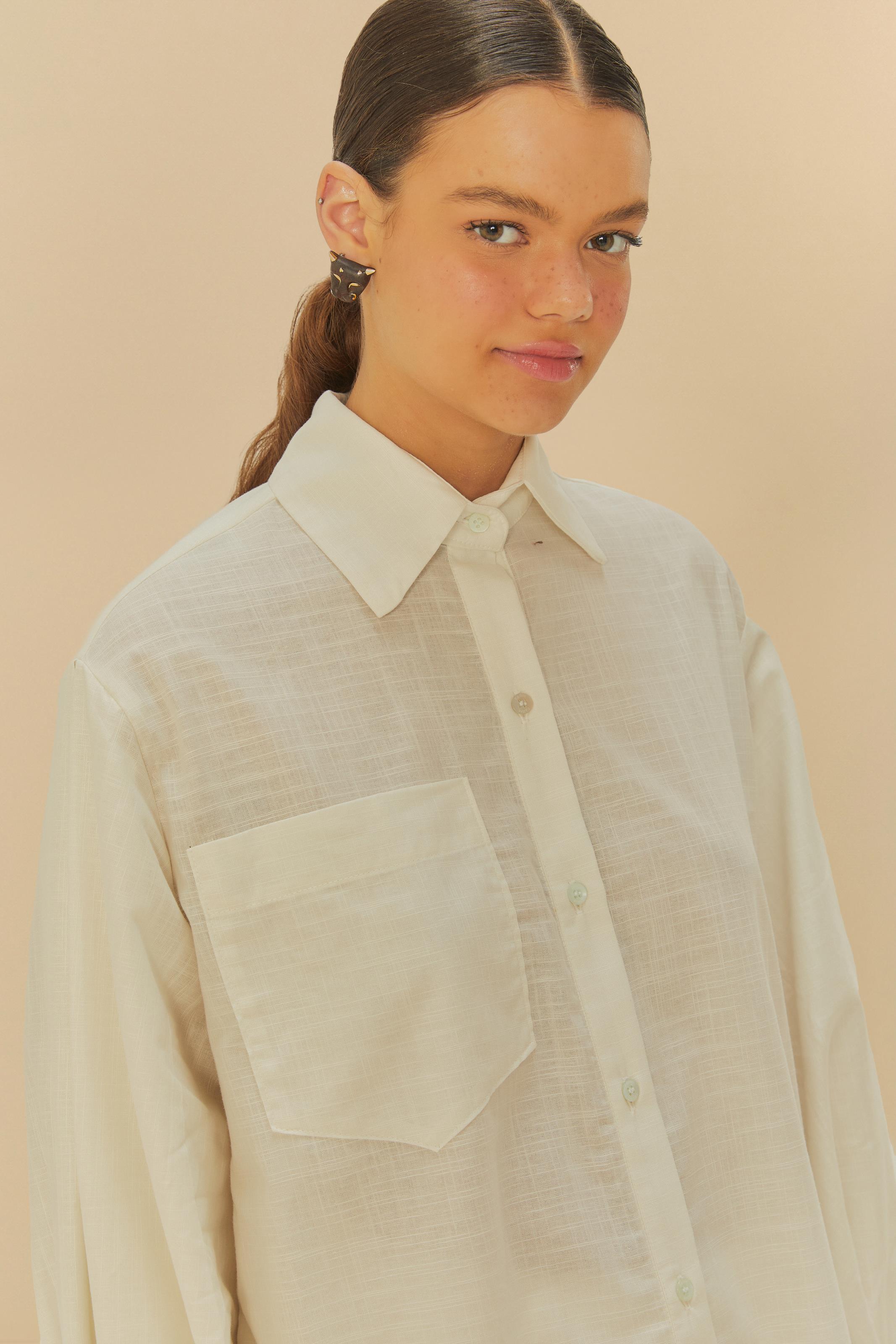 Camisa Mangas Pregas