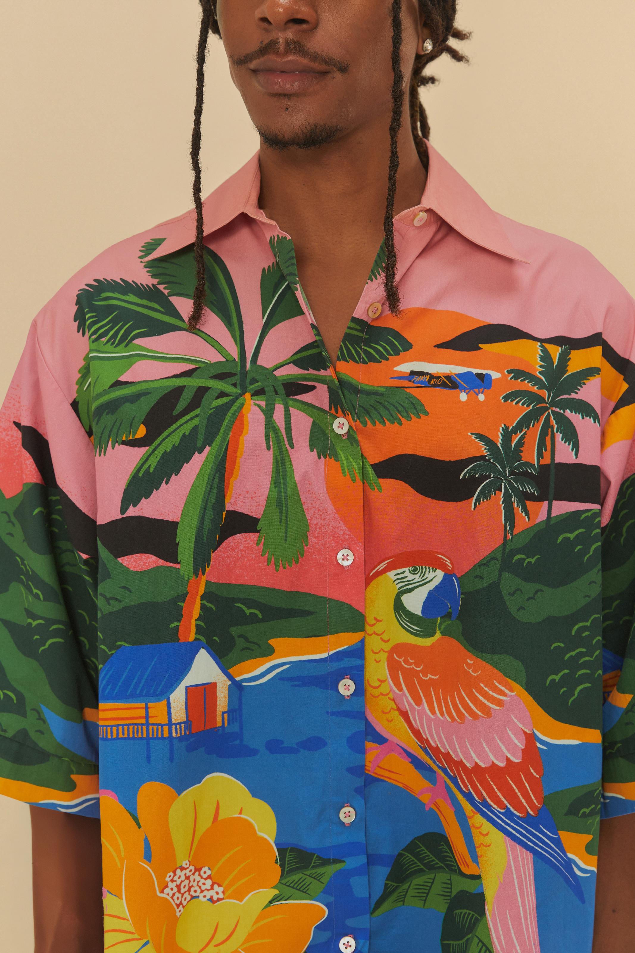 Camisa Estampada Latina