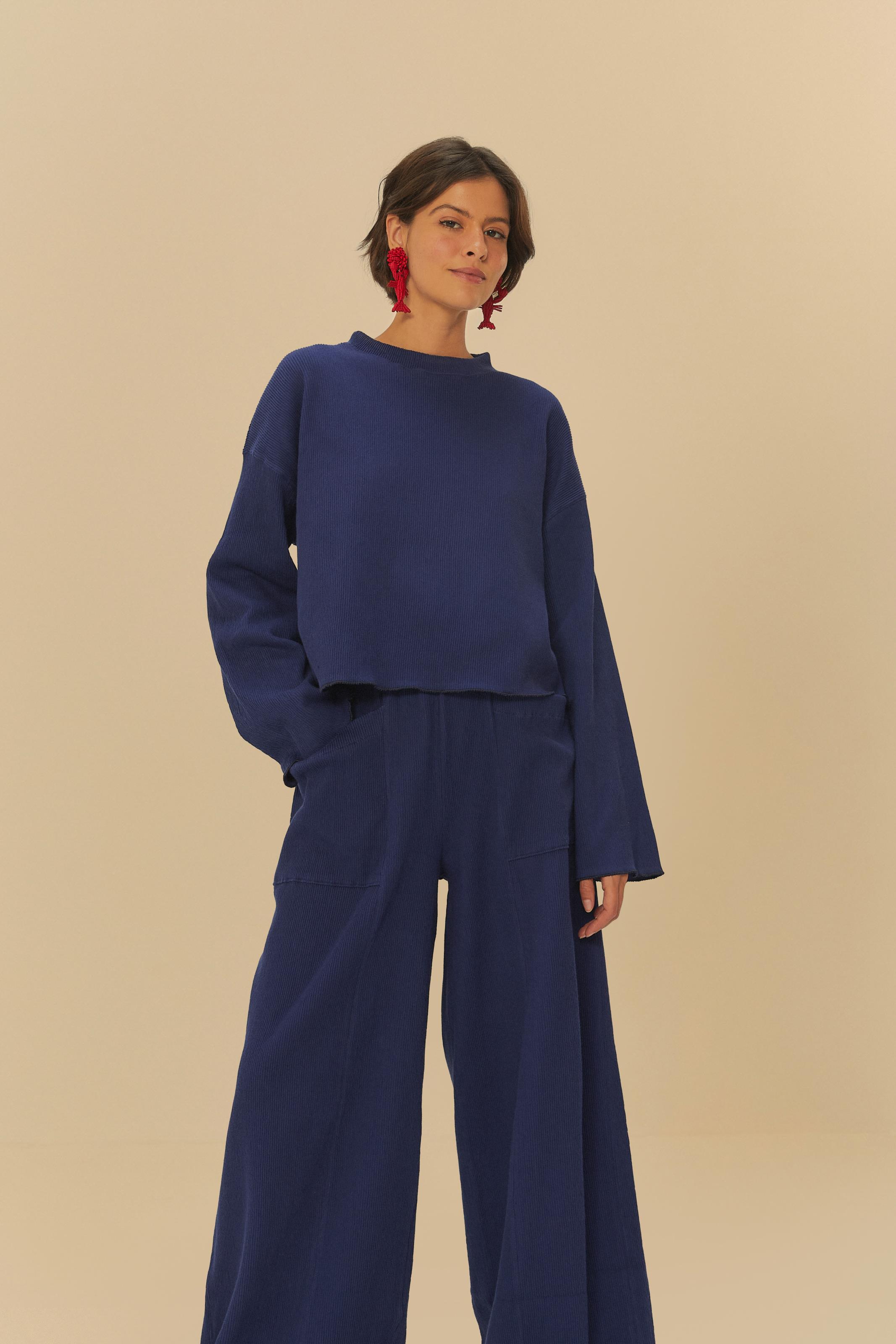 Calça Bolsos Textura