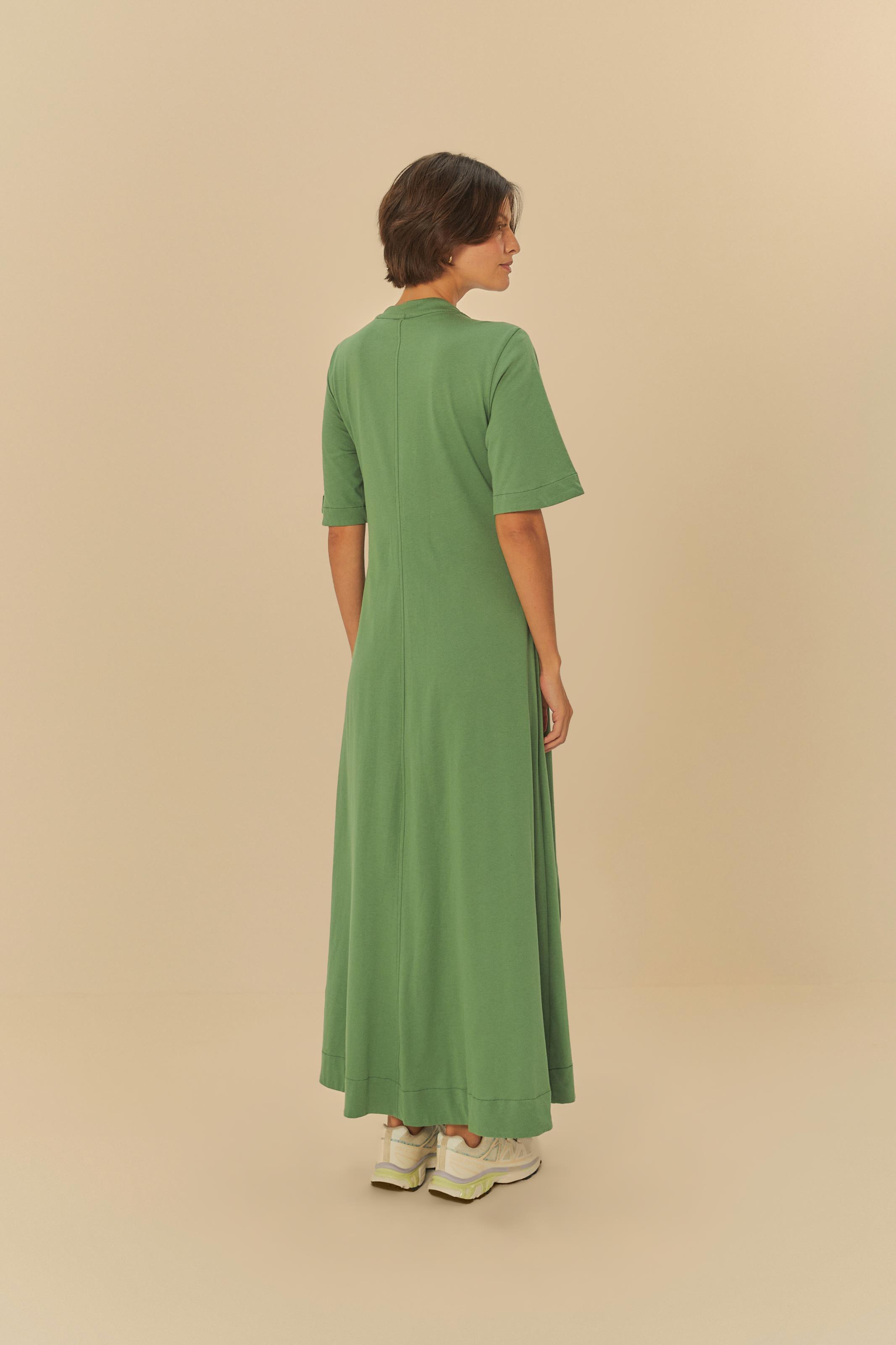 Vestido Cropped Pregas T-Shirt
