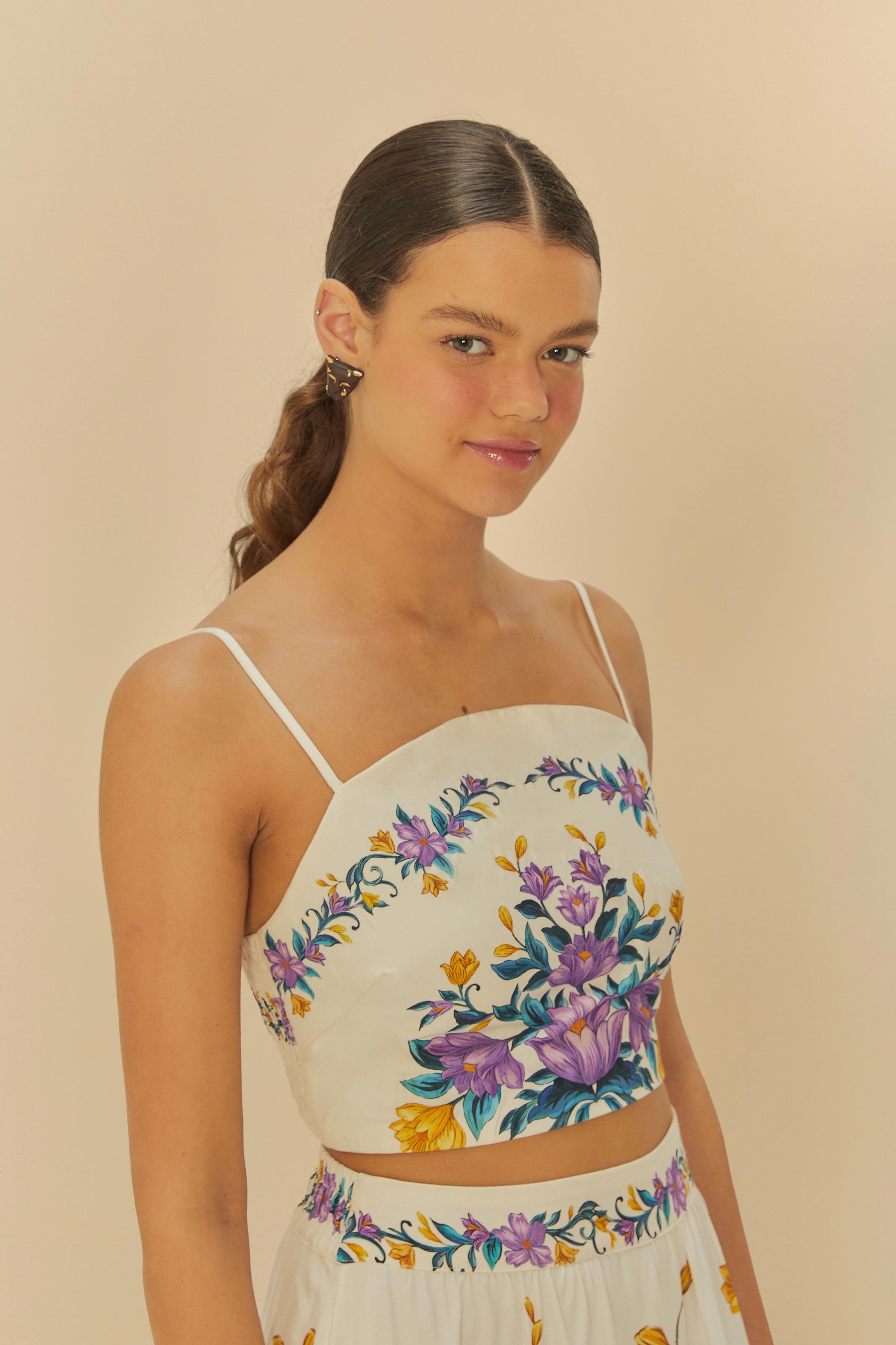 Top Estampado Floral Sicilia