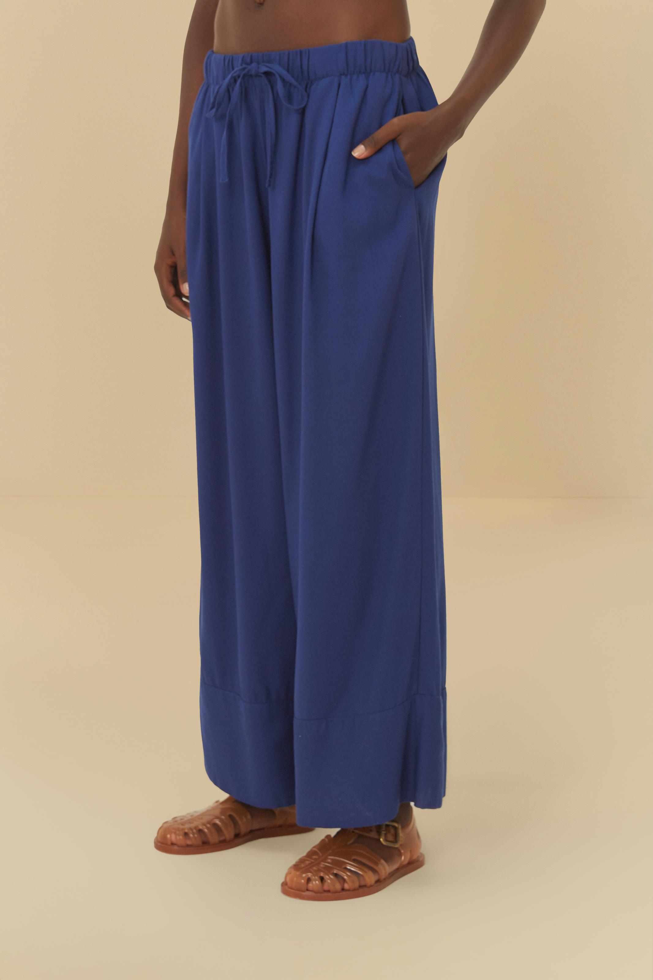 Calça Cós Elástico Linho