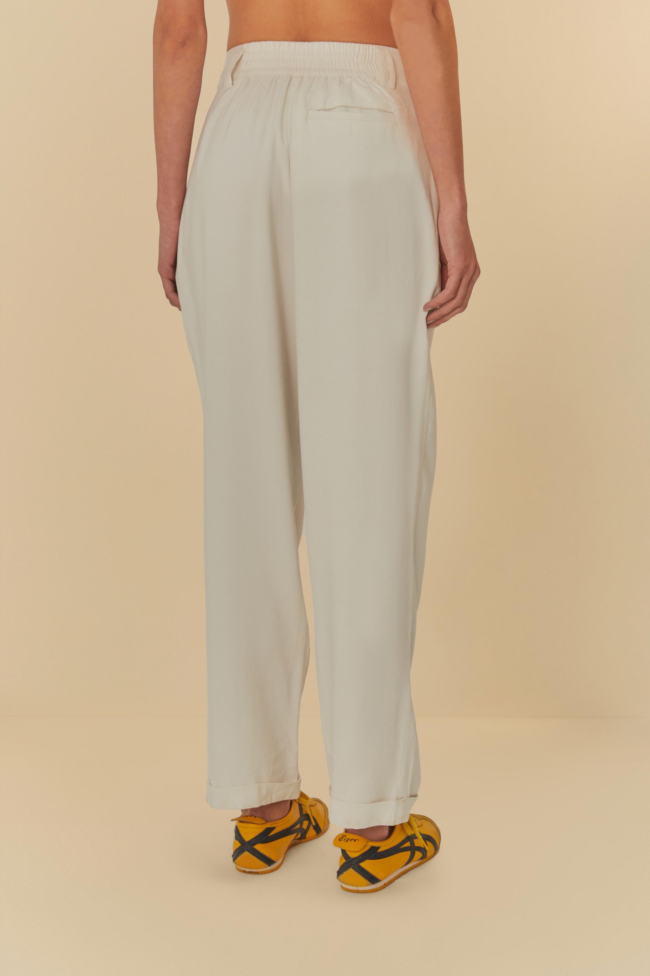 Calça Pregas Alfaiataria