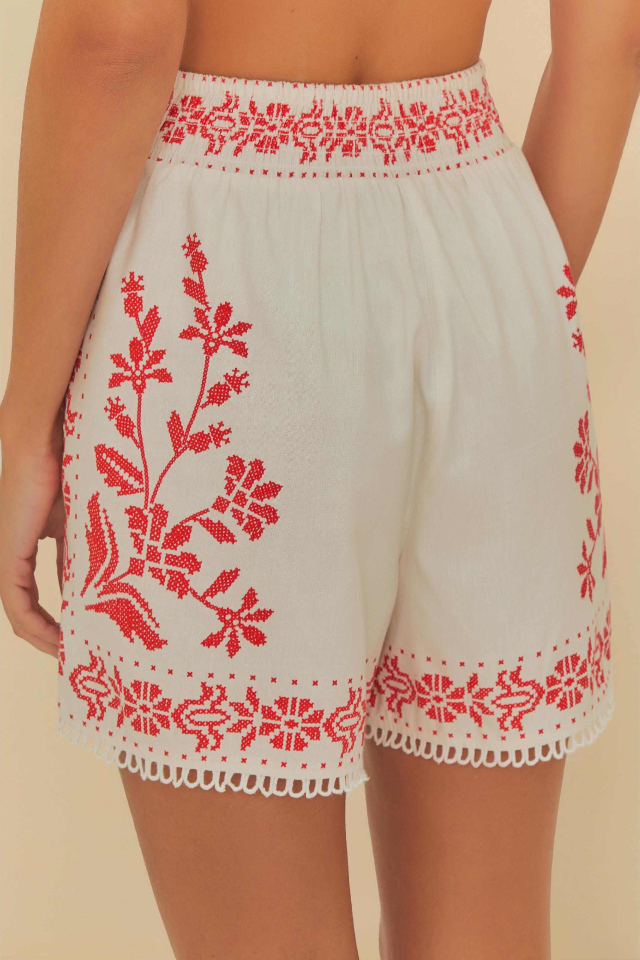 Short Relicário Estampado Tropical