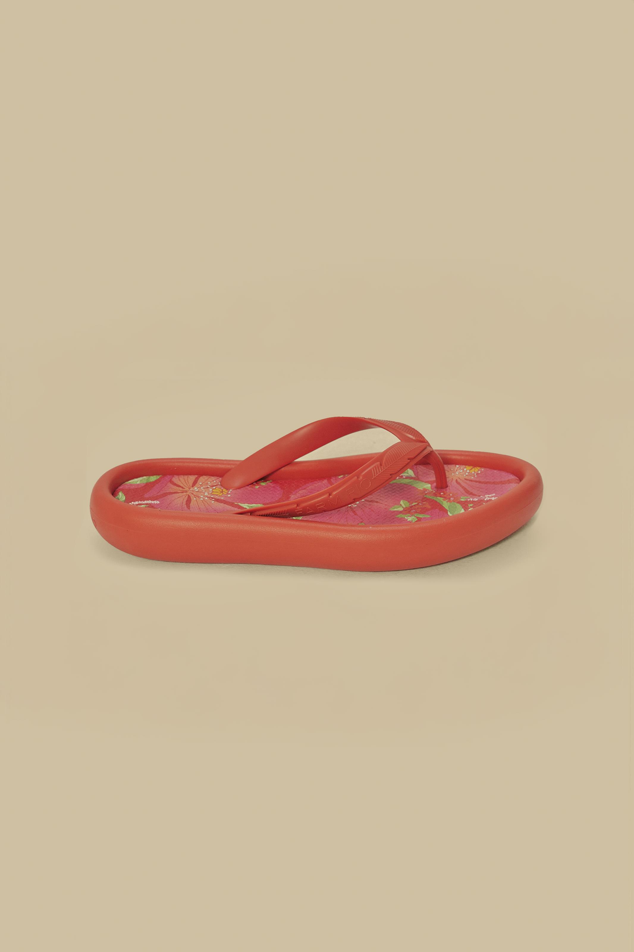 FARM*新シューズライン**Ape**Chinelo Canoa floral pietra Chinelo Canoa Estampado